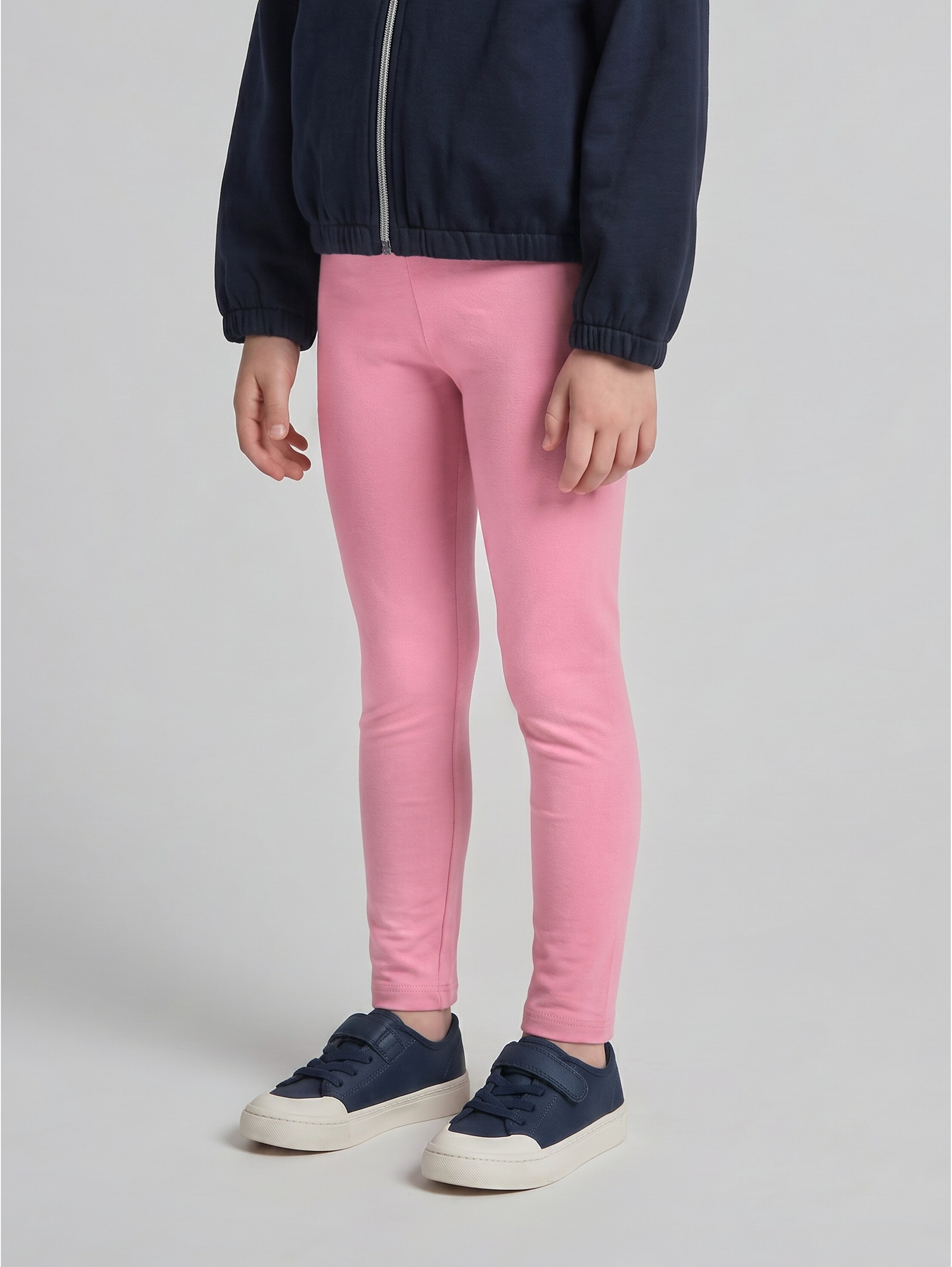 TOM TAILOR Leggings  lot de 2 unis et à pois, pour filles