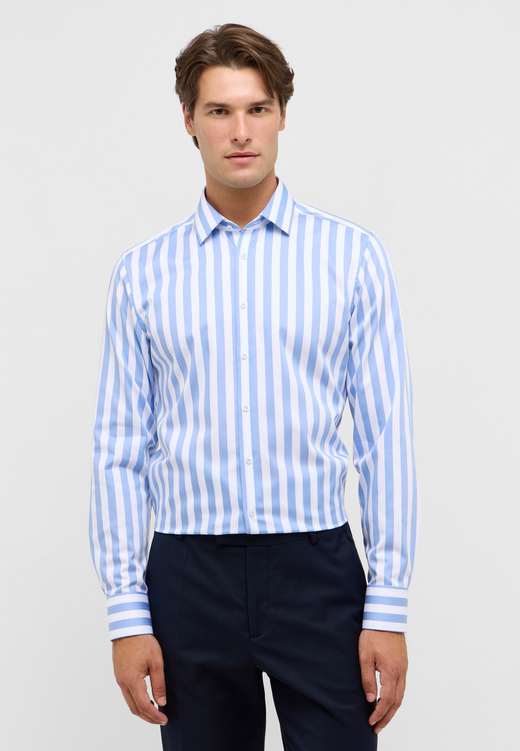 Eterna Langarmhemd »SLIM FIT« NON IRON (bügelfrei)