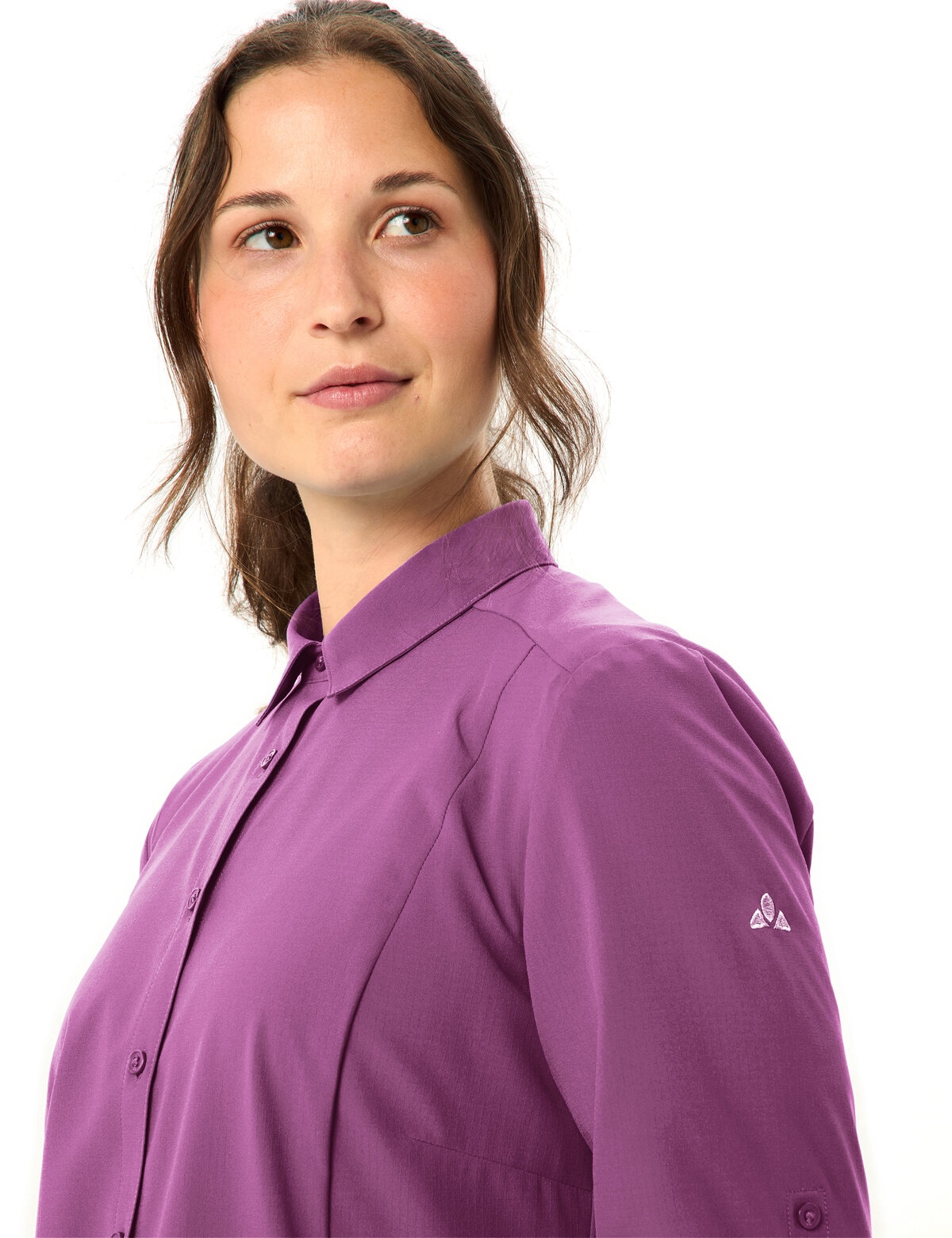 VAUDE Langarmshirt »WOMEN'S ROSEMOOR LS SHIRT IV« Langarm, für Trekking und Wandern, leicht und atmungsaktiv