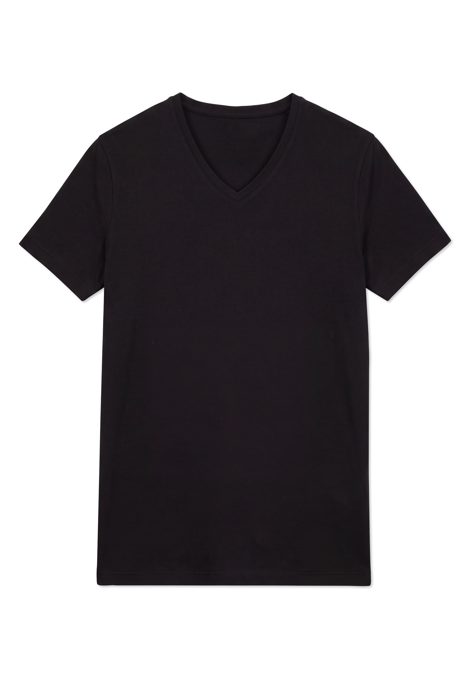 seidensticker T-shirt »Schwarze Rose« Col en V 1/2 uni