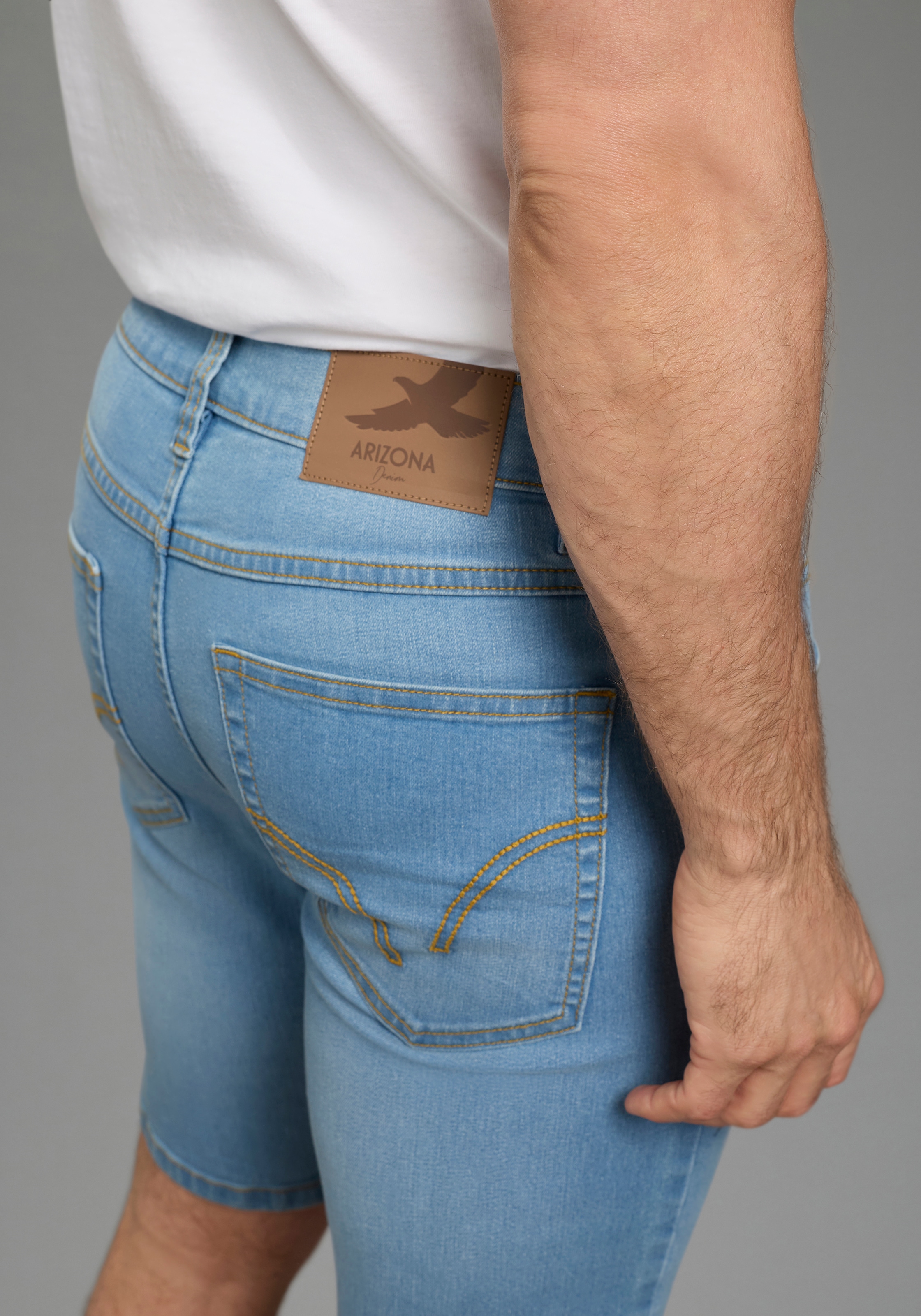 Arizona Jeansshorts »Doppelpack Denimshorts« 2er-Pack,  Regular-Fit, gerade geschnittenes Bein