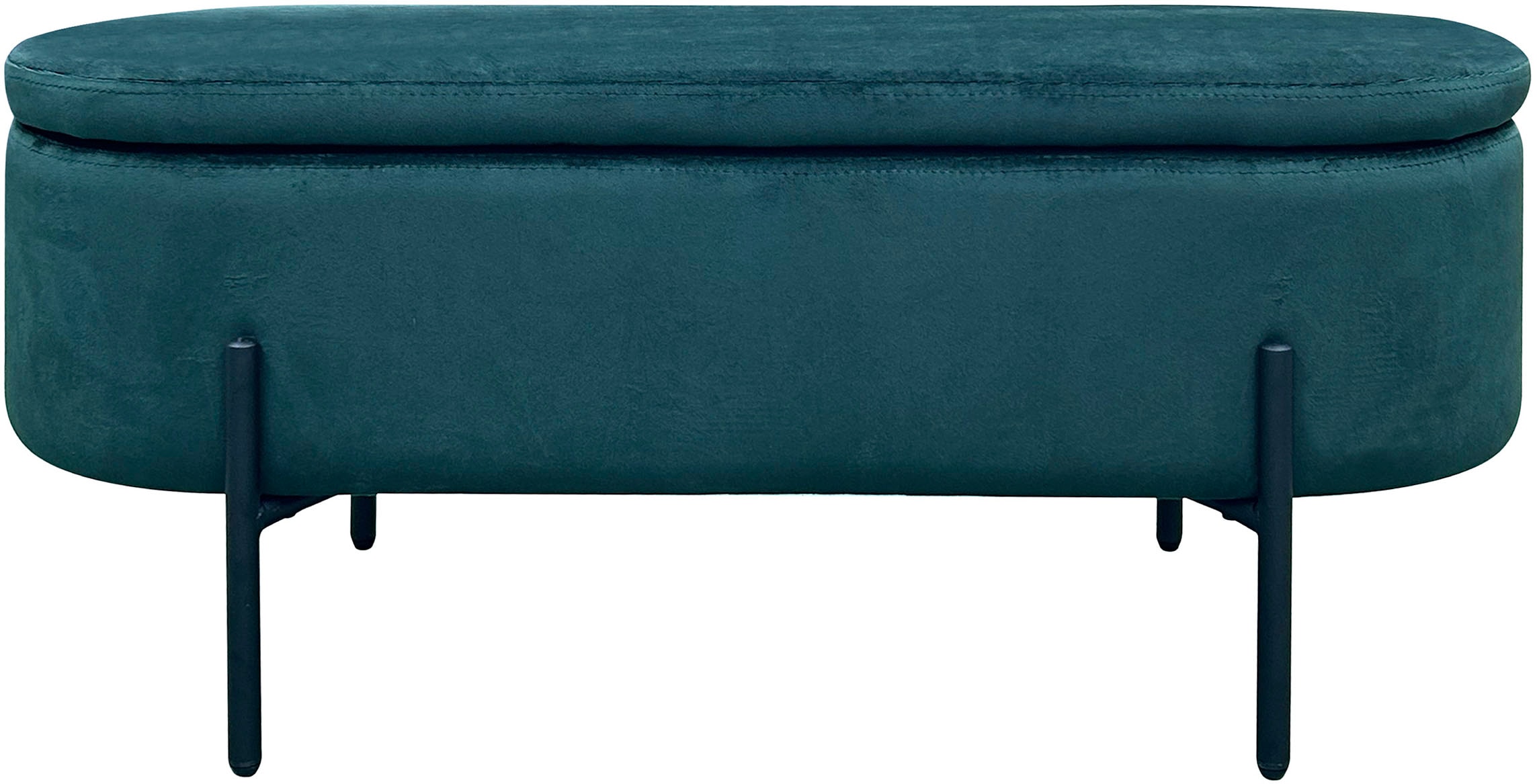 byLIVING Sitzbank »NOVA« Samt, mit Stauraum/Truhe, Innenmass Truhe 26,5 x 83cm, Höhe: 19 cm