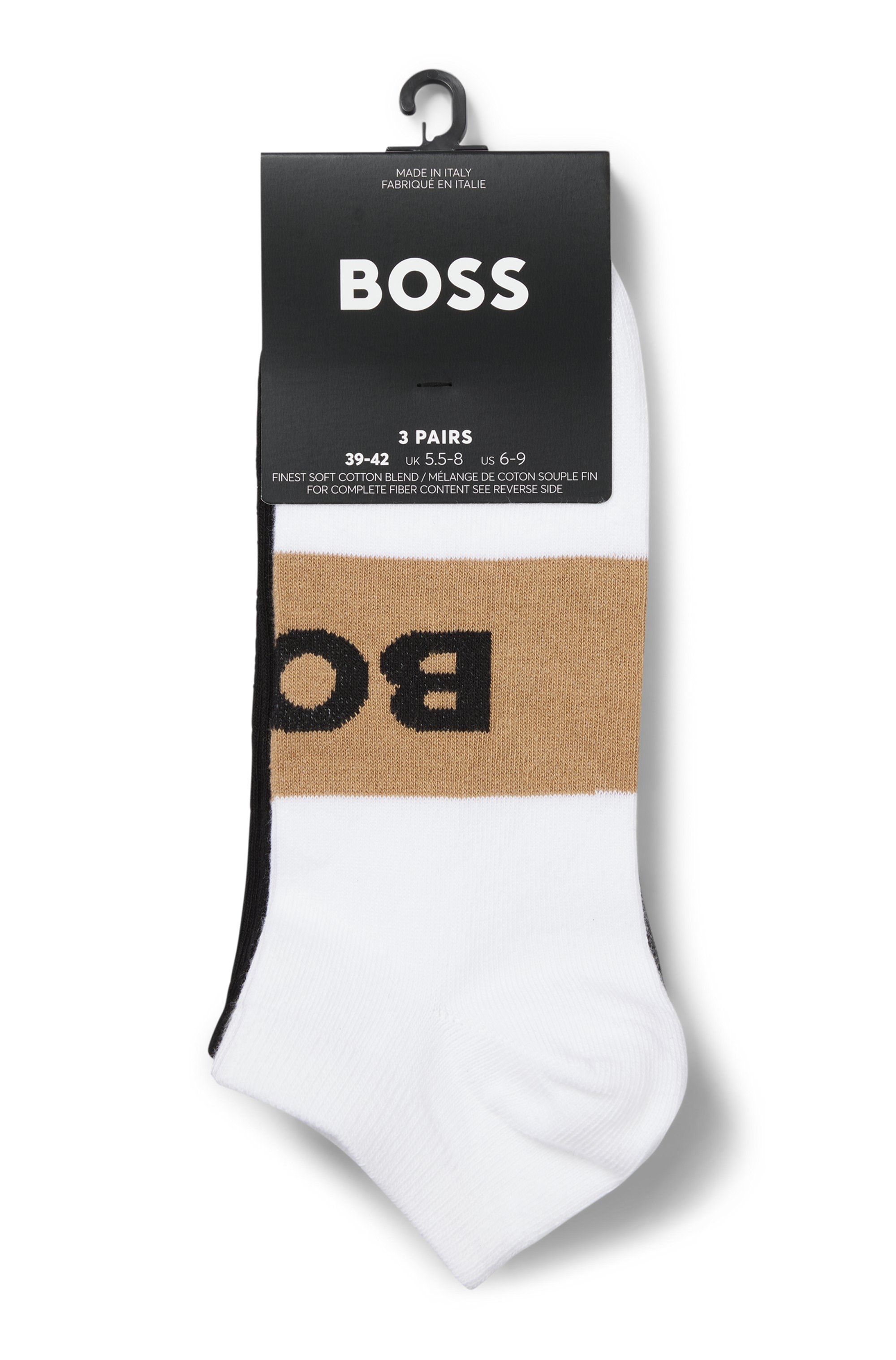BOSS Chaussettes de baskets »3P AS Logo CC« 3 Couple tlg.