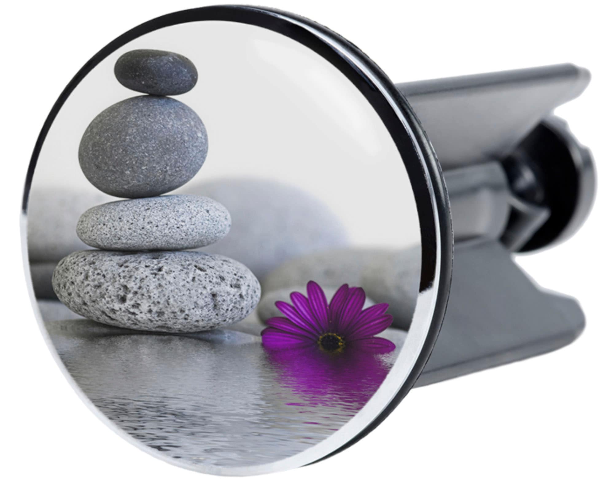 Sanilo Set d'accessoires de salle de bain »Energy Stones« WC-Sitz, Badteppich, Stöpsel, Seifenspender und WC-Bürste