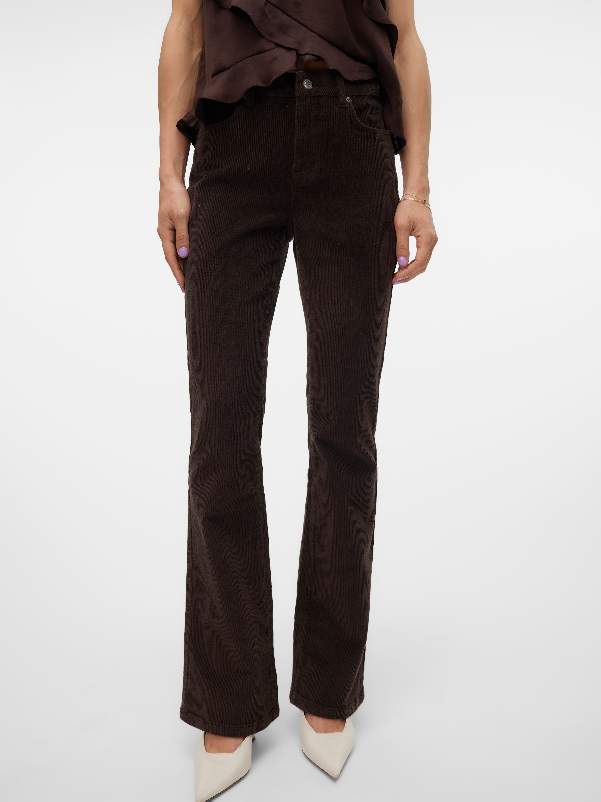 Vero Moda Cordhose »VMFLASH MR FLARED CORDUROY PANTS NOOS«  Baumwollmischung