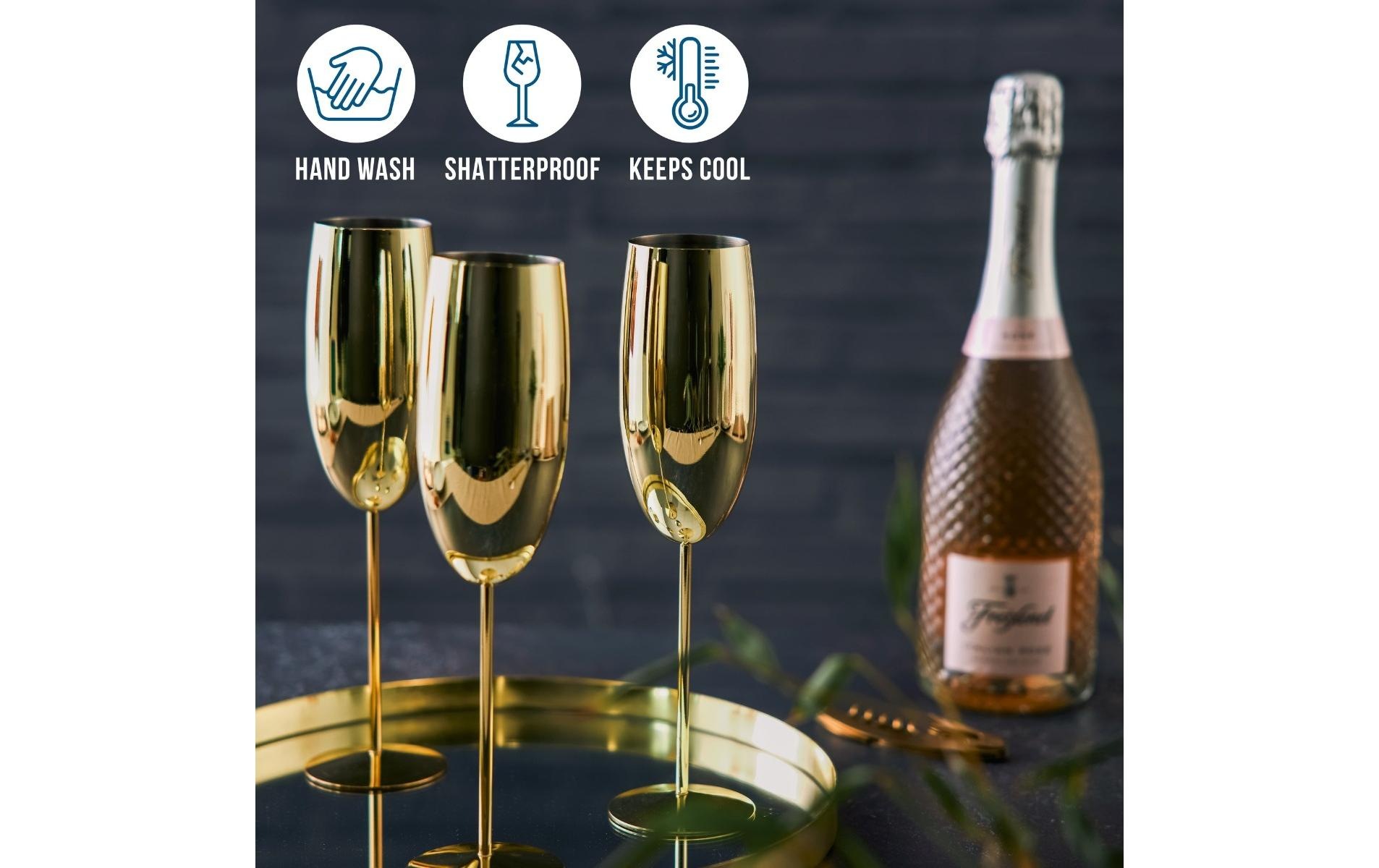   Flûte à champagne »Oak & Steel 285 ml, 4 Stück«