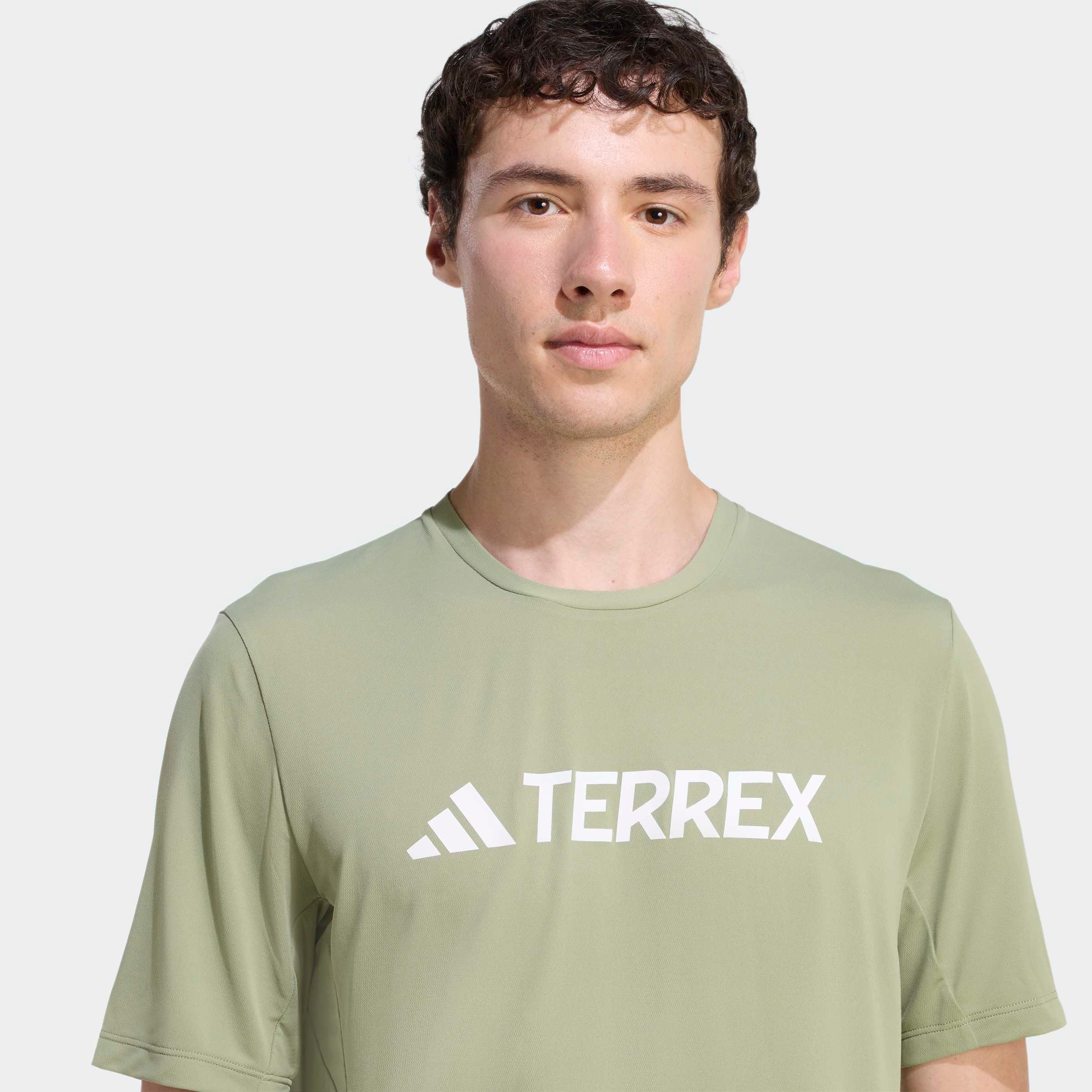 adidas TERREX T-shirt fonctionnel »MULTI CLIMACOOL LOGO TECH« t-shirt fonctionnel sportif, sans fermeture, en polyester