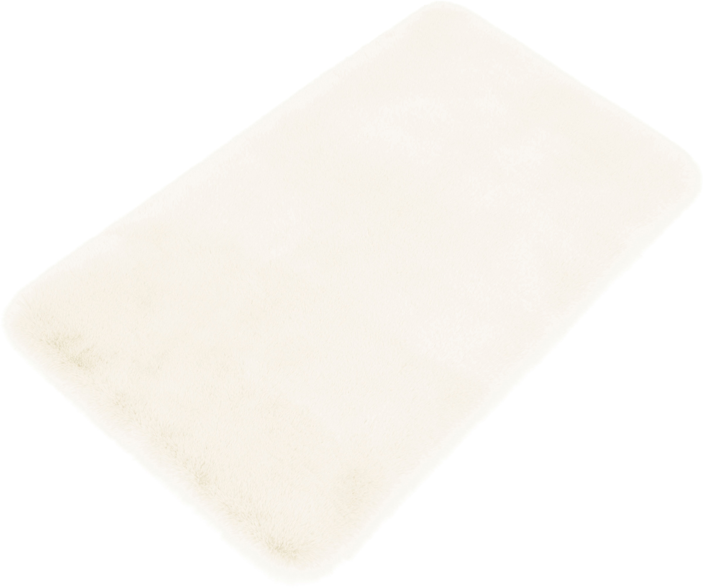 GOODproduct Tapis de bain »Rabbit Badematten, Badvorleger, Badezimmer Teppich« Höhe 30 mm Kaninchenfell-Haptik, Badteppich, rechteckig, rund & als 3-tlg. Set