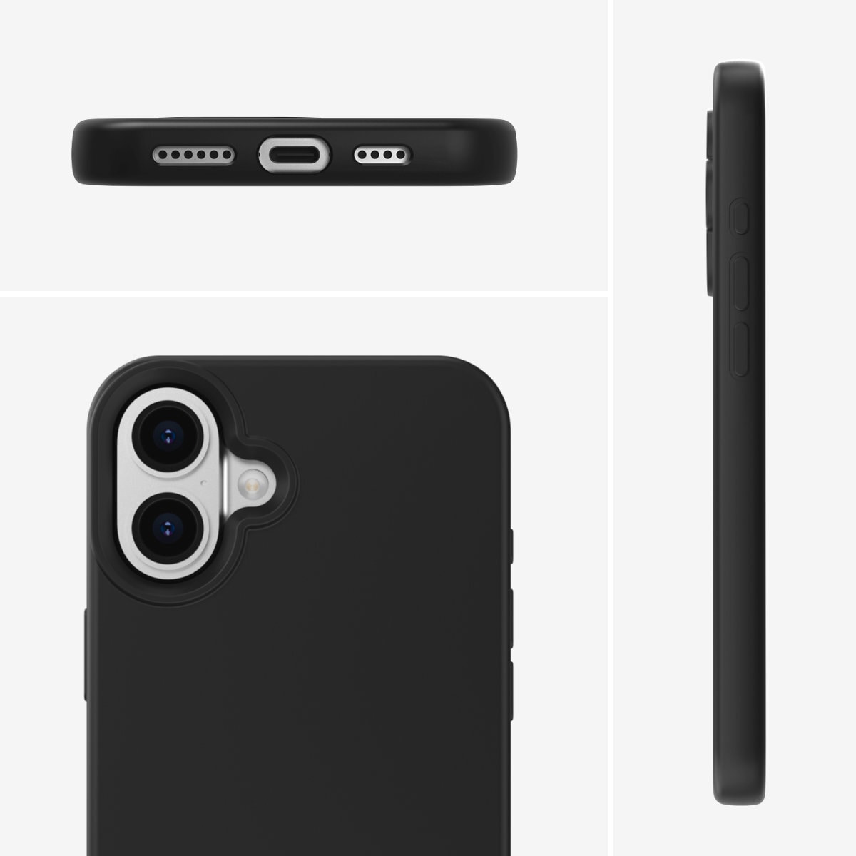 4smarts Handyhülle »Silikon Case Cupertino für Apple iPhone 16« Backcover, Schutzhülle, Handyschutzhülle, Case, Schutzcase, stossfest
