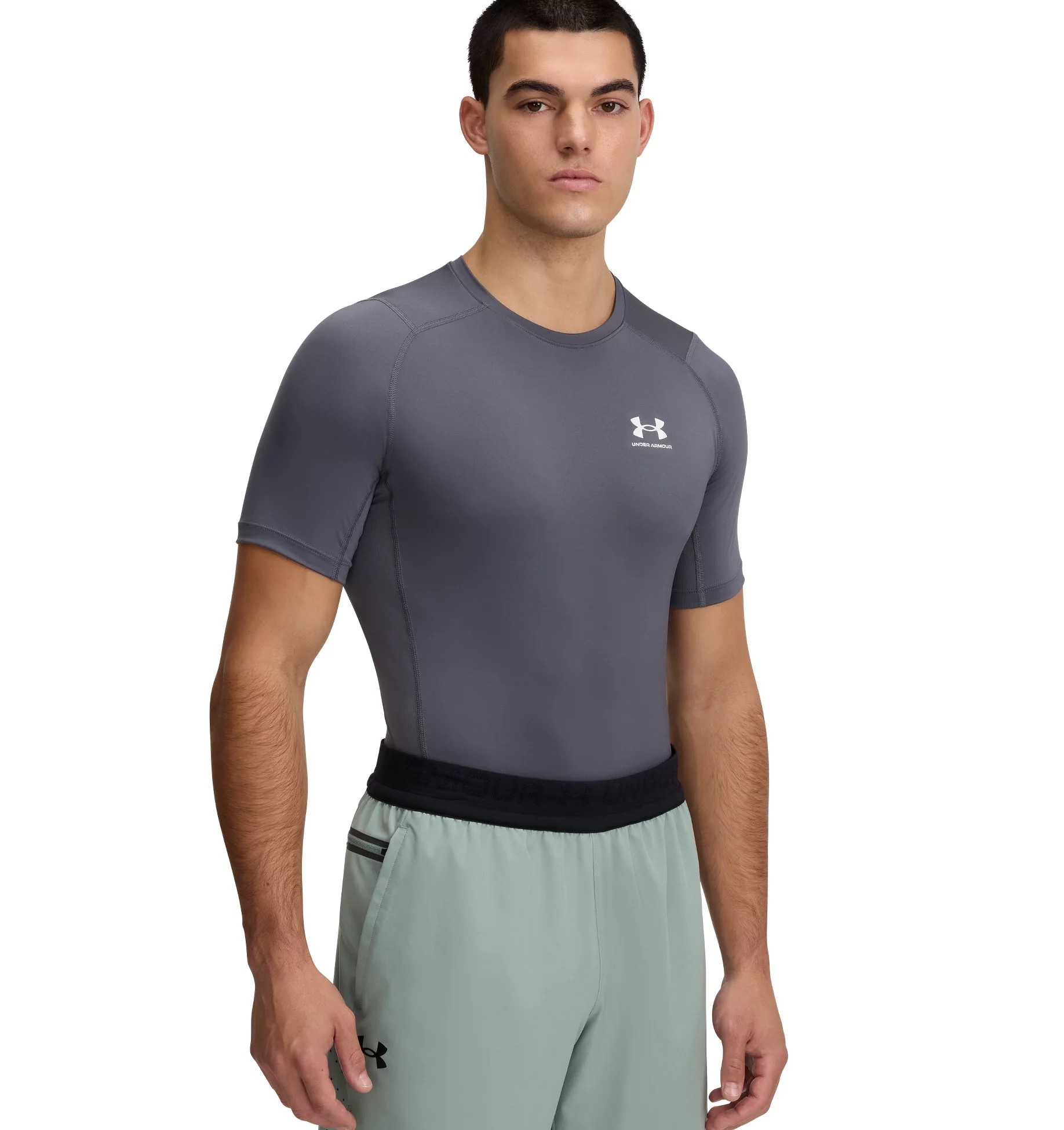 Under Armour® Trainingsshirt »UA HG ARMOUR COMP SS« Rundhalsausschnitt, leichtes Material, atmungsaktiv