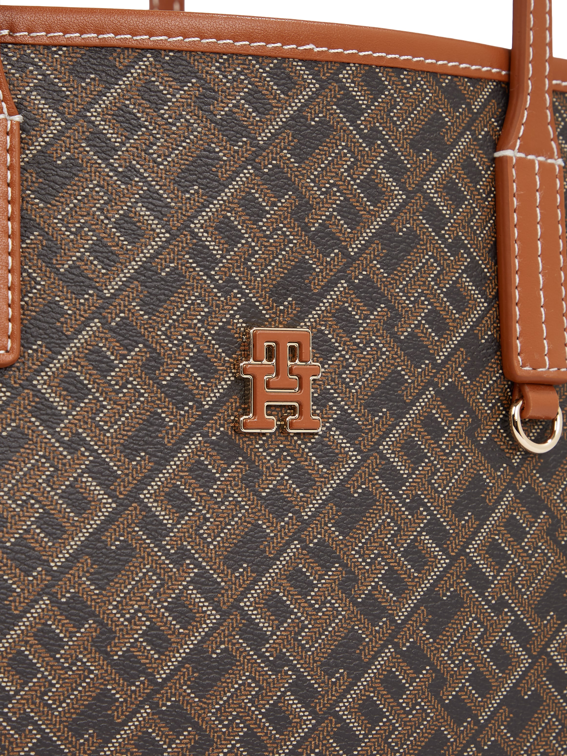 Tommy Hilfiger Sac de transport »TH MONOPLAY TOTE LE« Sac épaule femme, sac à main, shopper avec imprimé intégral