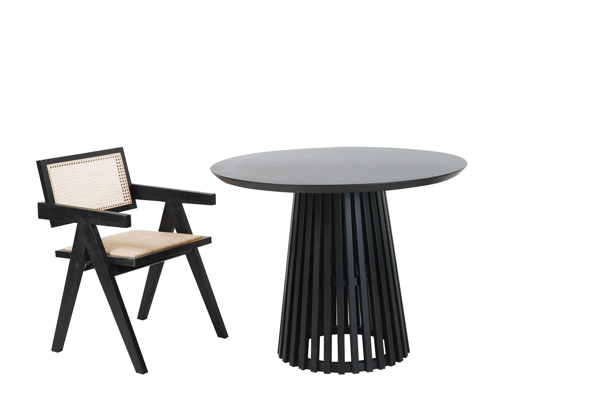 SIT Esstisch »Portland Ø 100 cm mit Säulengestell & Schweizer Kante« Säulenfuss schafft komfortable Beinfreiheit am Esstisch