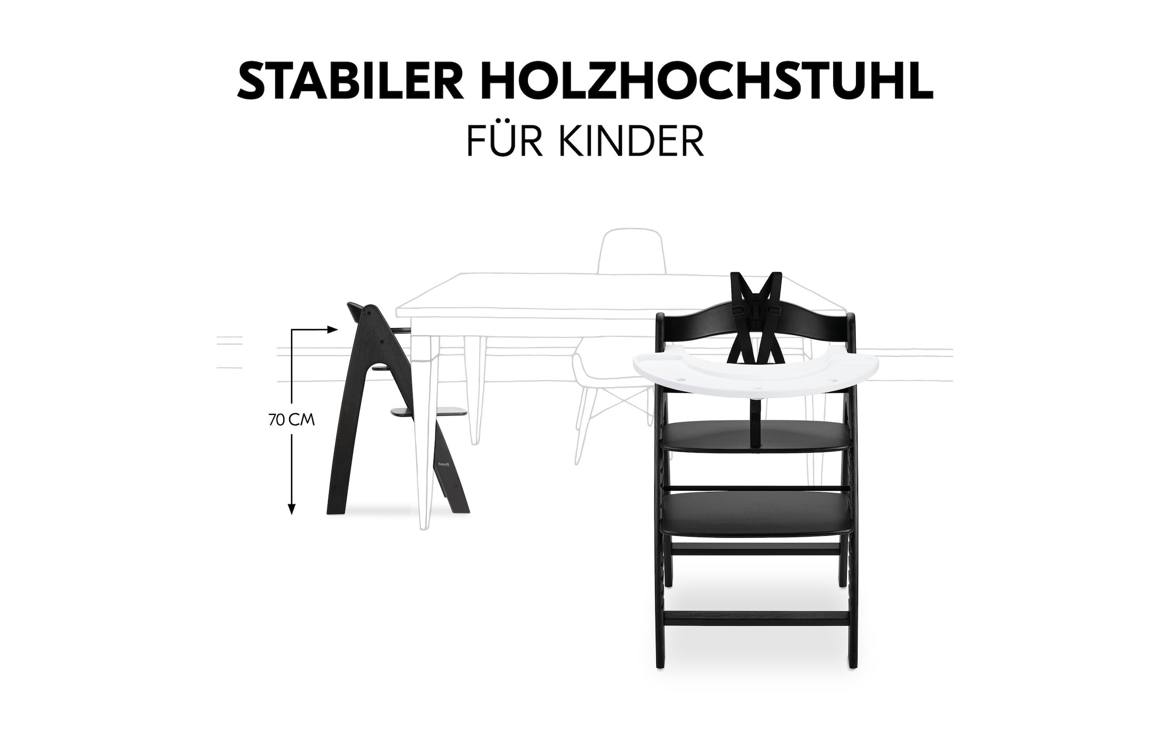 Hauck Chaise haute »Arketa N Play« ()