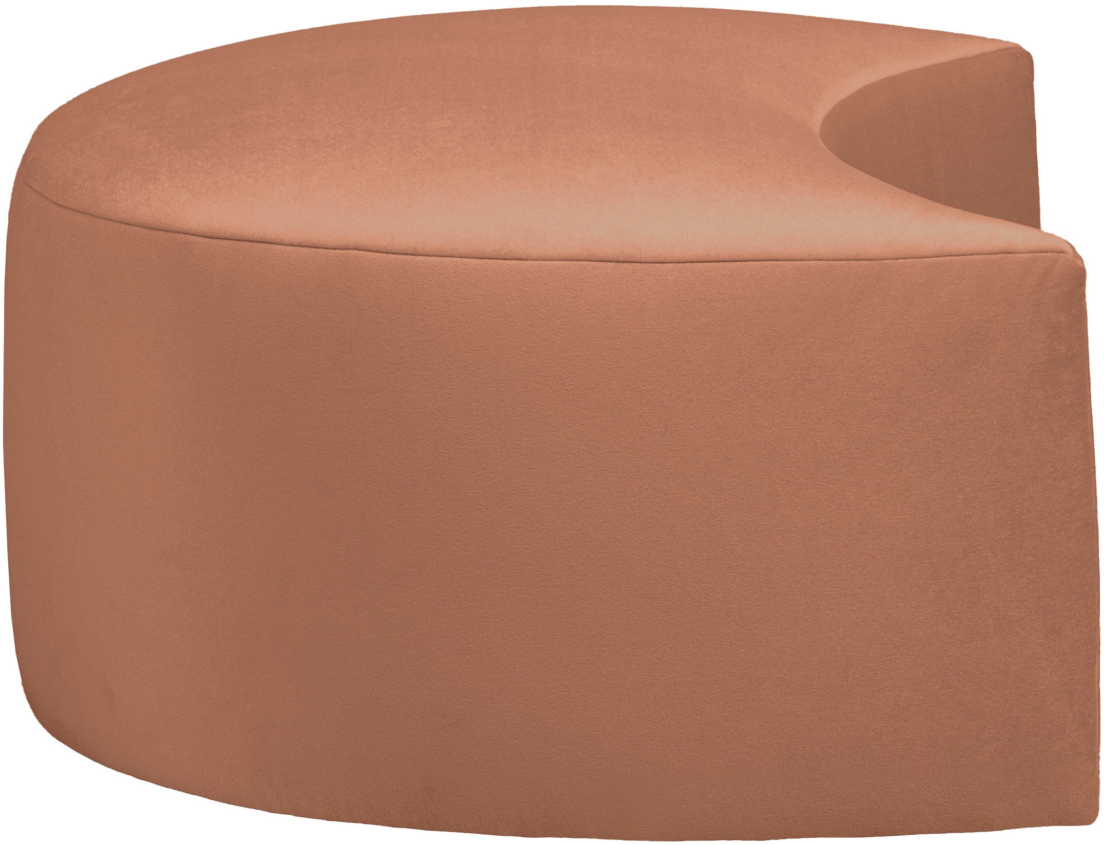 LeGer Home by Lena Gercke Tabouret »Isalie, in modernen Farben und verschiedenen Stoffen« rembourré, combinable avec fauteuil XXL ISALIE