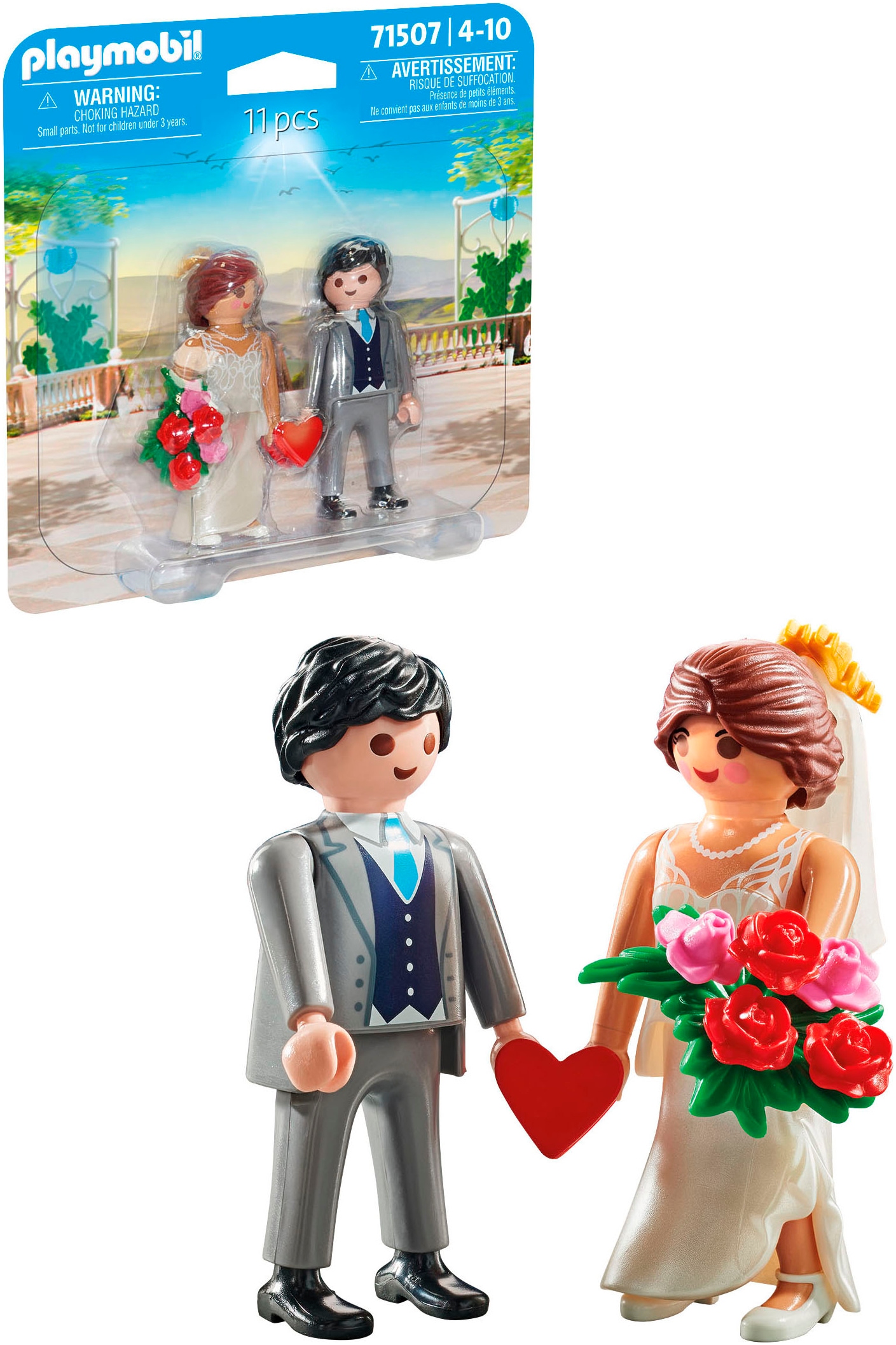 Playmobil® Konstruktions-Spielset »Hochzeitspaar (71507), Duo Pack« Made in Europe