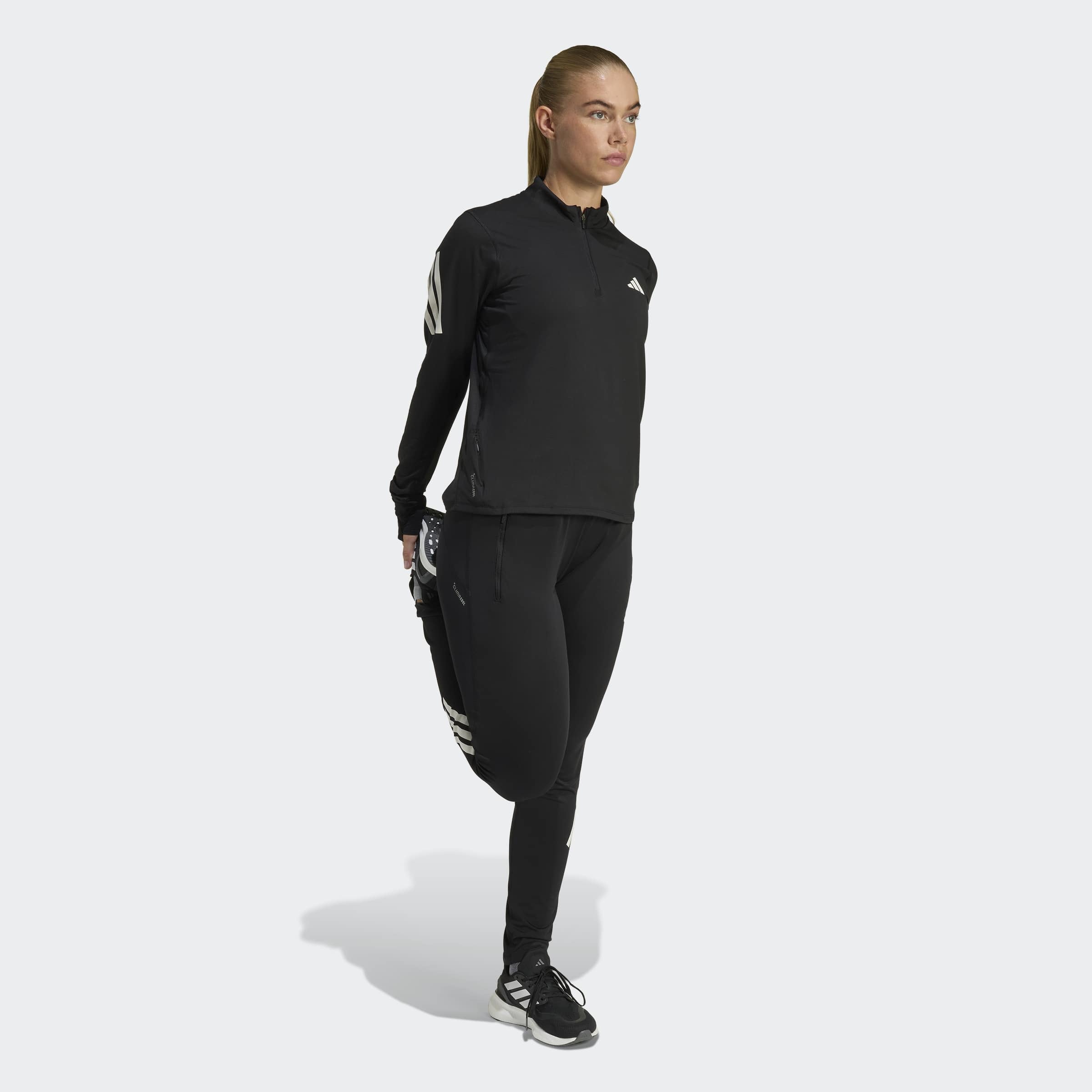adidas Performance Rollkragenshirt »ADI365 ICONIC RUNNING MIT REISSVERSCHLUSS BIS ZUR BRUST«