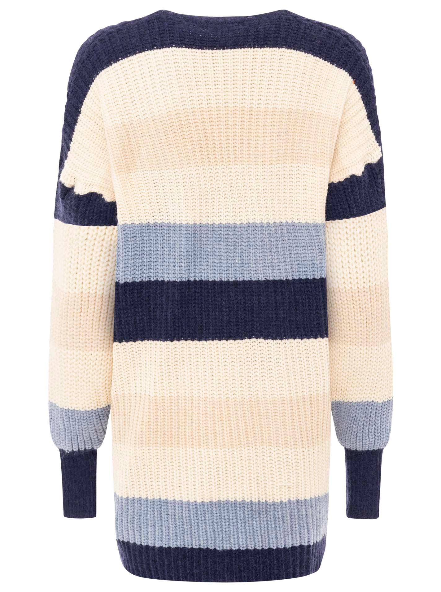 Zwillingsherz Veste en tricot »"Streifen"« mit Blockstreifen