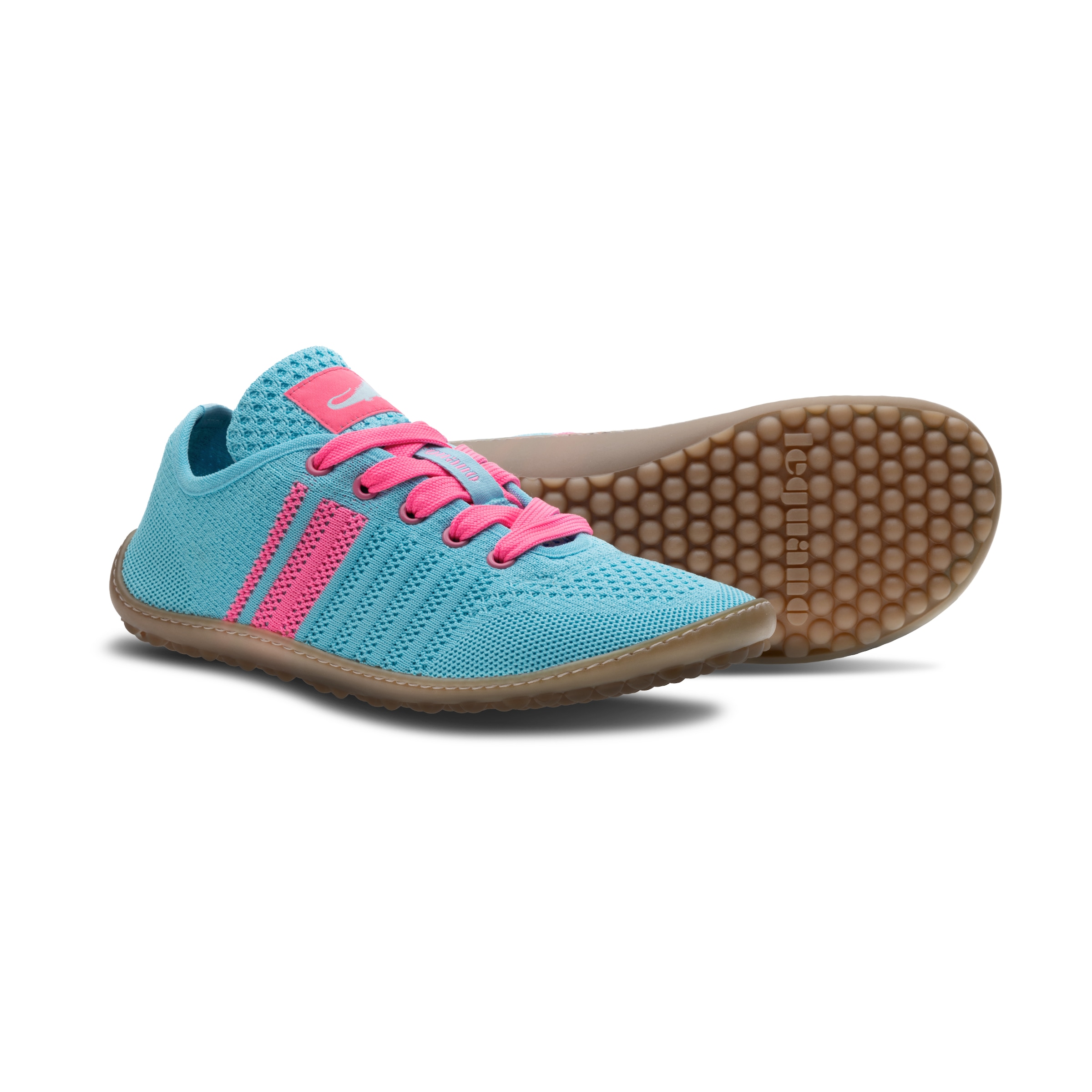Leguano Chaussures pieds nus »CARIBEO«  Chaussure confortable, chaussure à lacets avec empiècement contrastant
