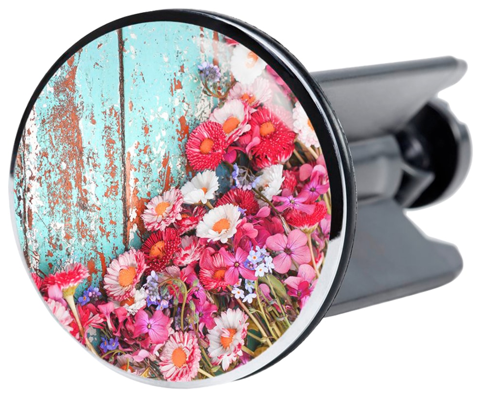 Sanilo Set d'accessoires de salle de bain »Spring« bestehend aus WC-Sitz, Badteppich und Waschbeckenstöpsel