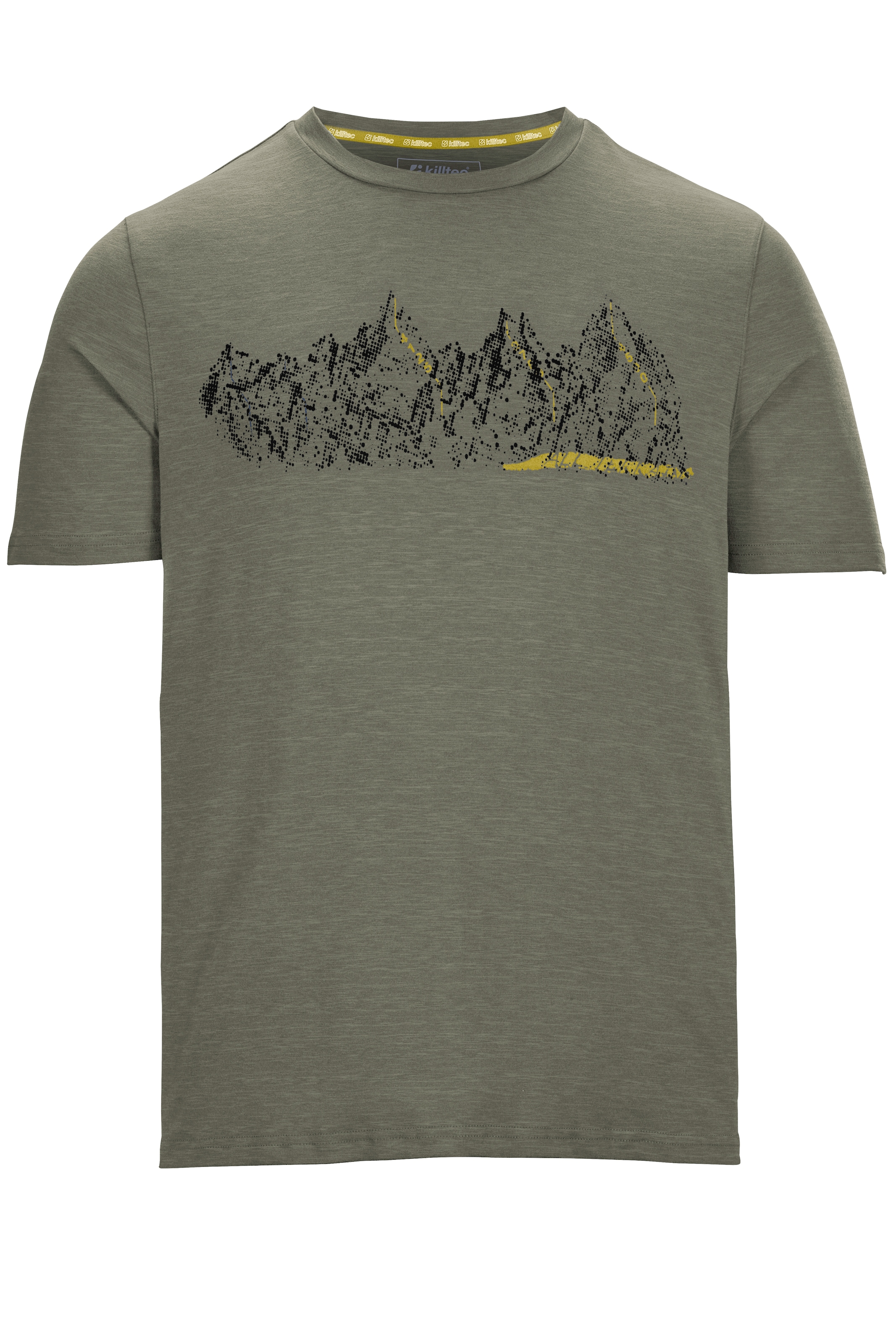 Killtec Funktionsshirt »MN TSHRT C« mit Logo Print, schnell trocknend, feuchtigkeitstransportierend