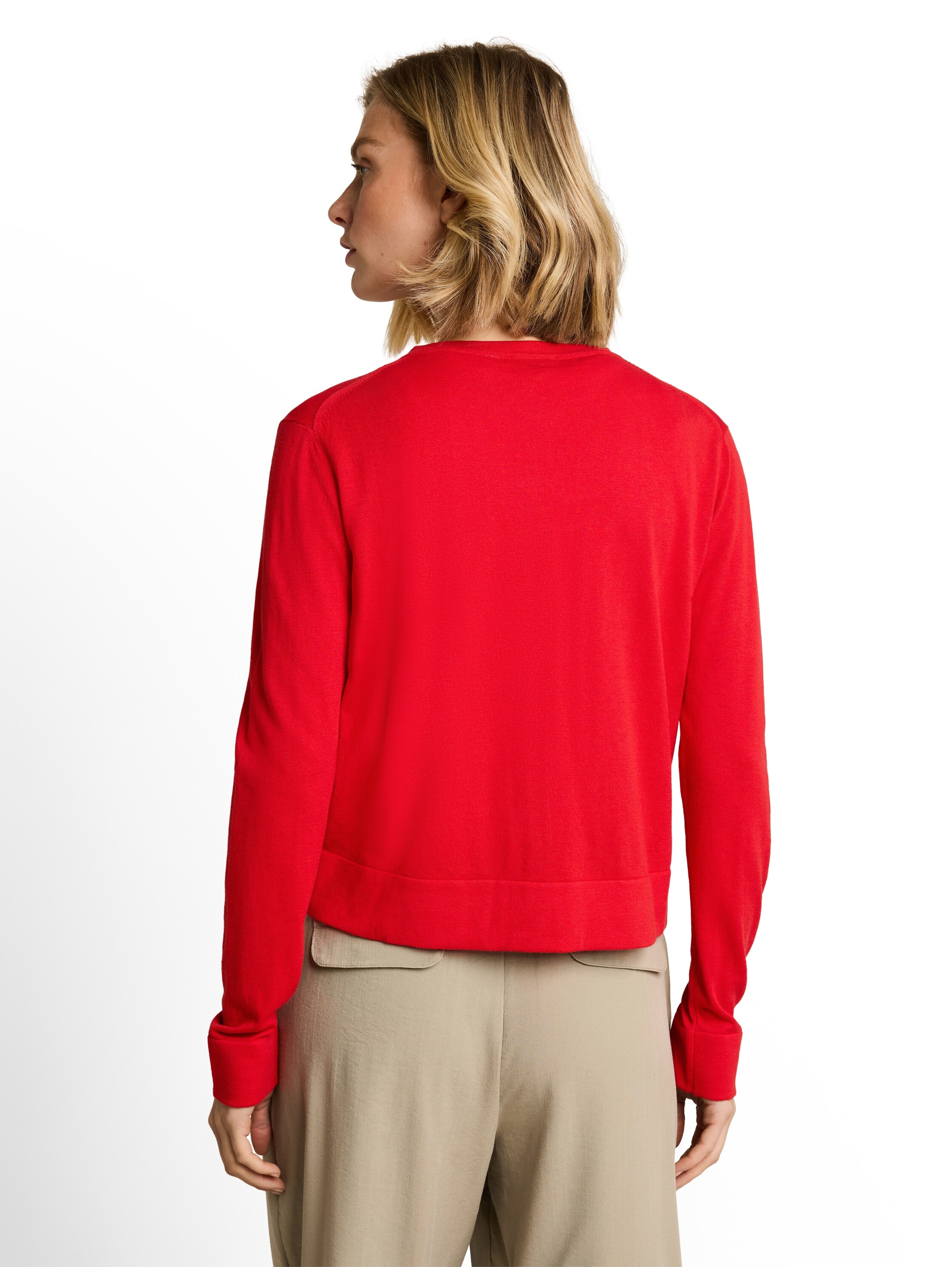 TOM TAILOR Veste en tricot avec viscose et stretch
