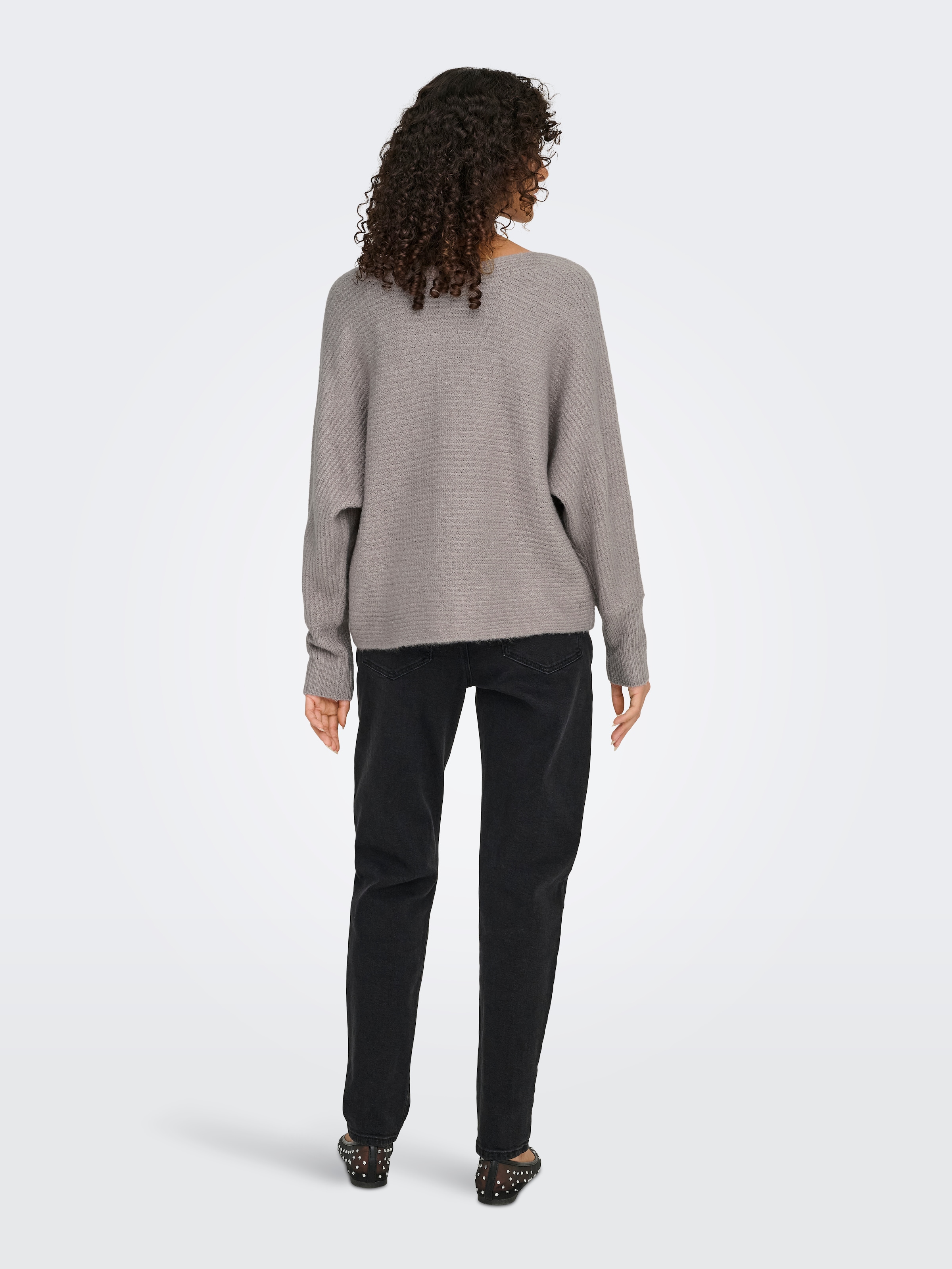 ONLY Pull en tricot »ONLDANIELLA L/S PULLOVER KNT NOOS« mélange de matériaux, coupe régulière