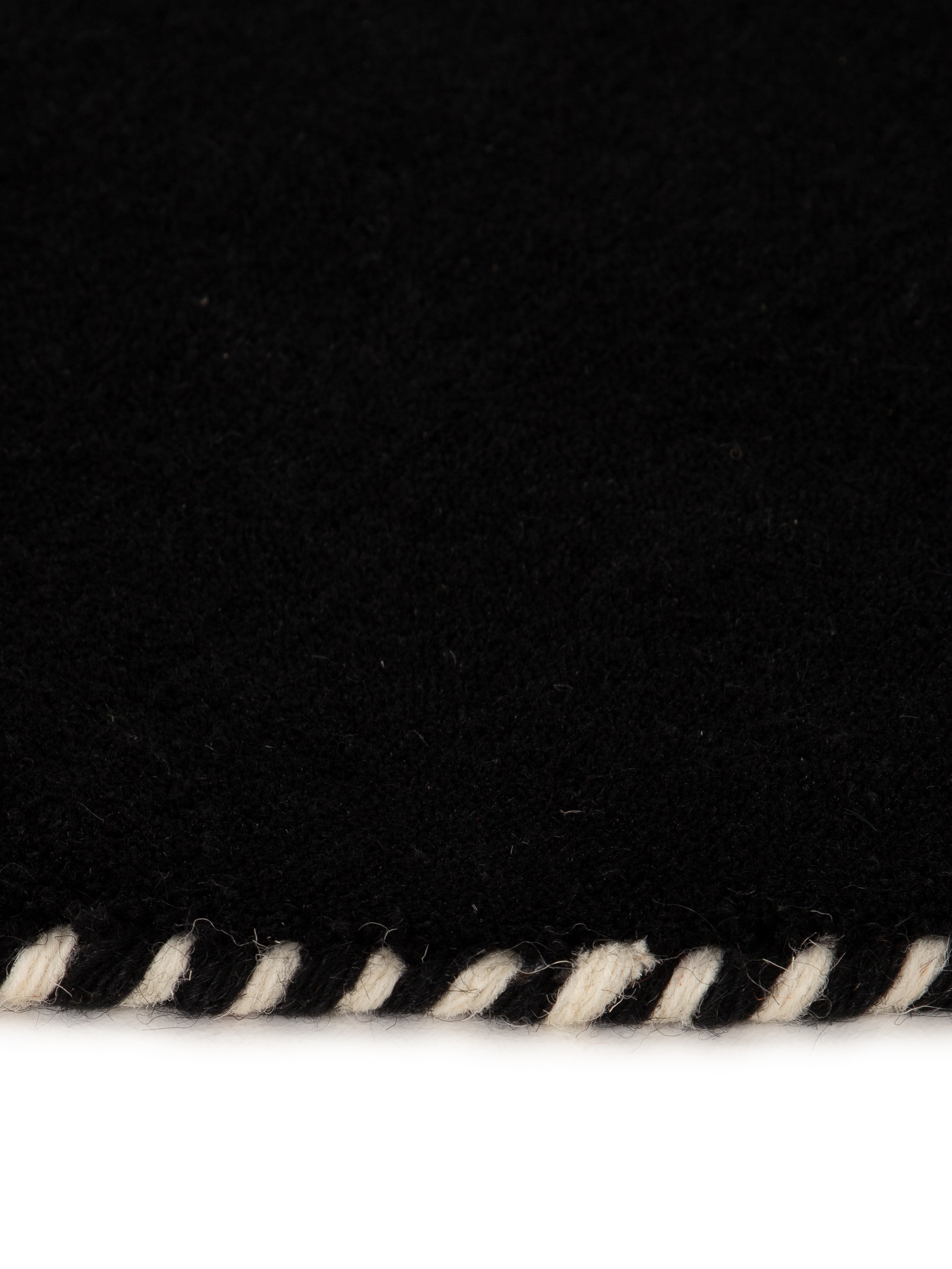 carpetfine Wollteppich »Gabbeh Lola Uni« rund 14 mm Höhe mit natürlichem Pflanzenmaterial von Hand gewebt, auch als Läufer