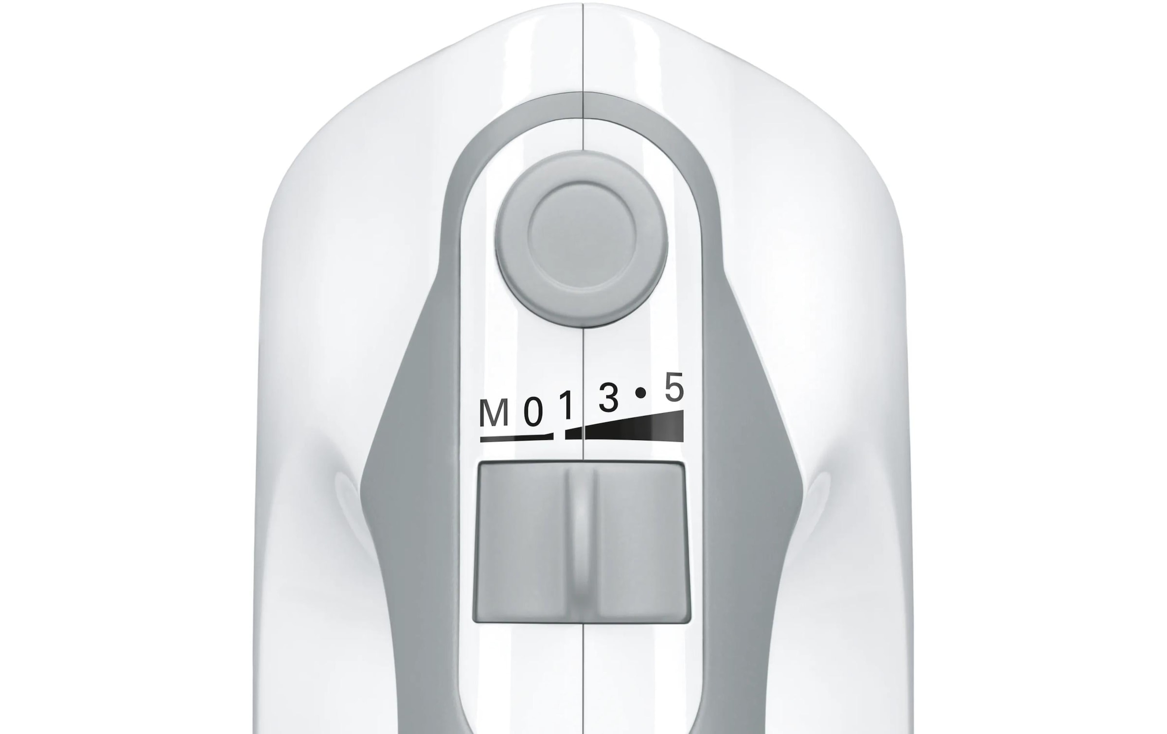 BOSCH Mixeur à main »ErgoMixx MFQ36440, Edelst. Rührbesen/Knethaken, 5 Stufen, Mixfuss, weiss« 450 W Mixbecher, ergonom. Soft-Touch-Griff, Made in Europe