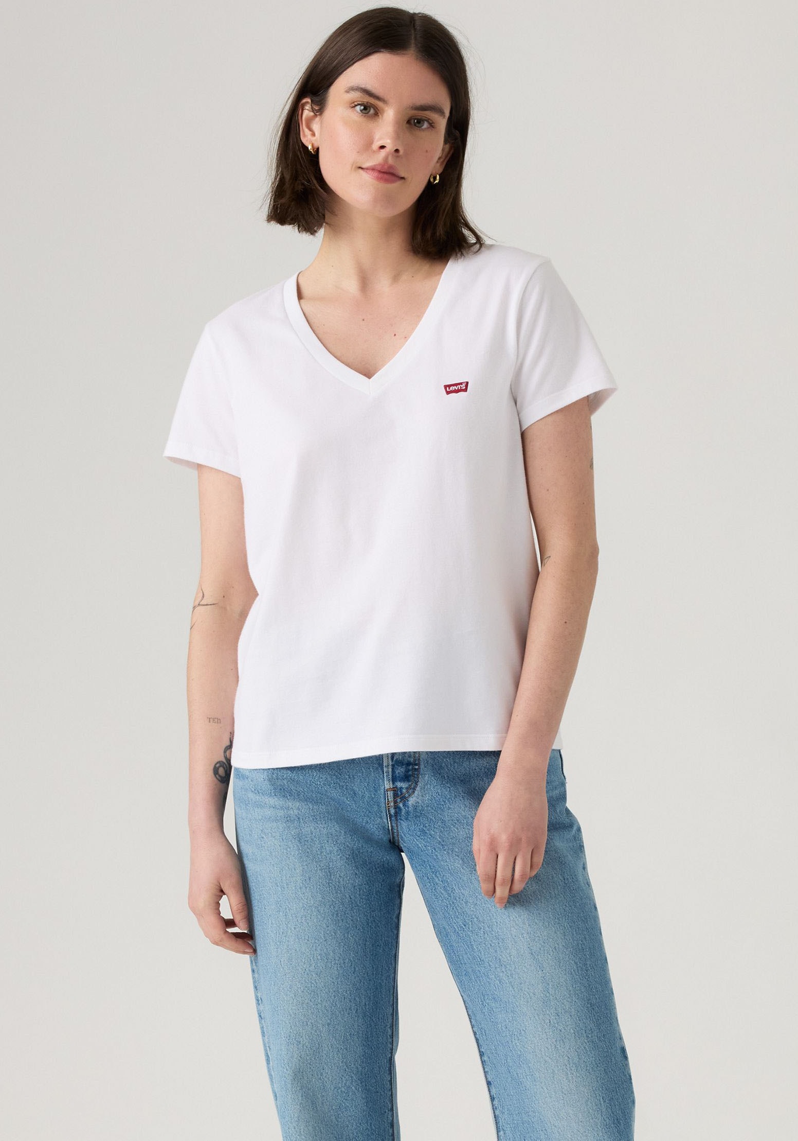 Levi's® T-Shirt »VNECK TEE 2 PACK« Packung, 2 Stk.