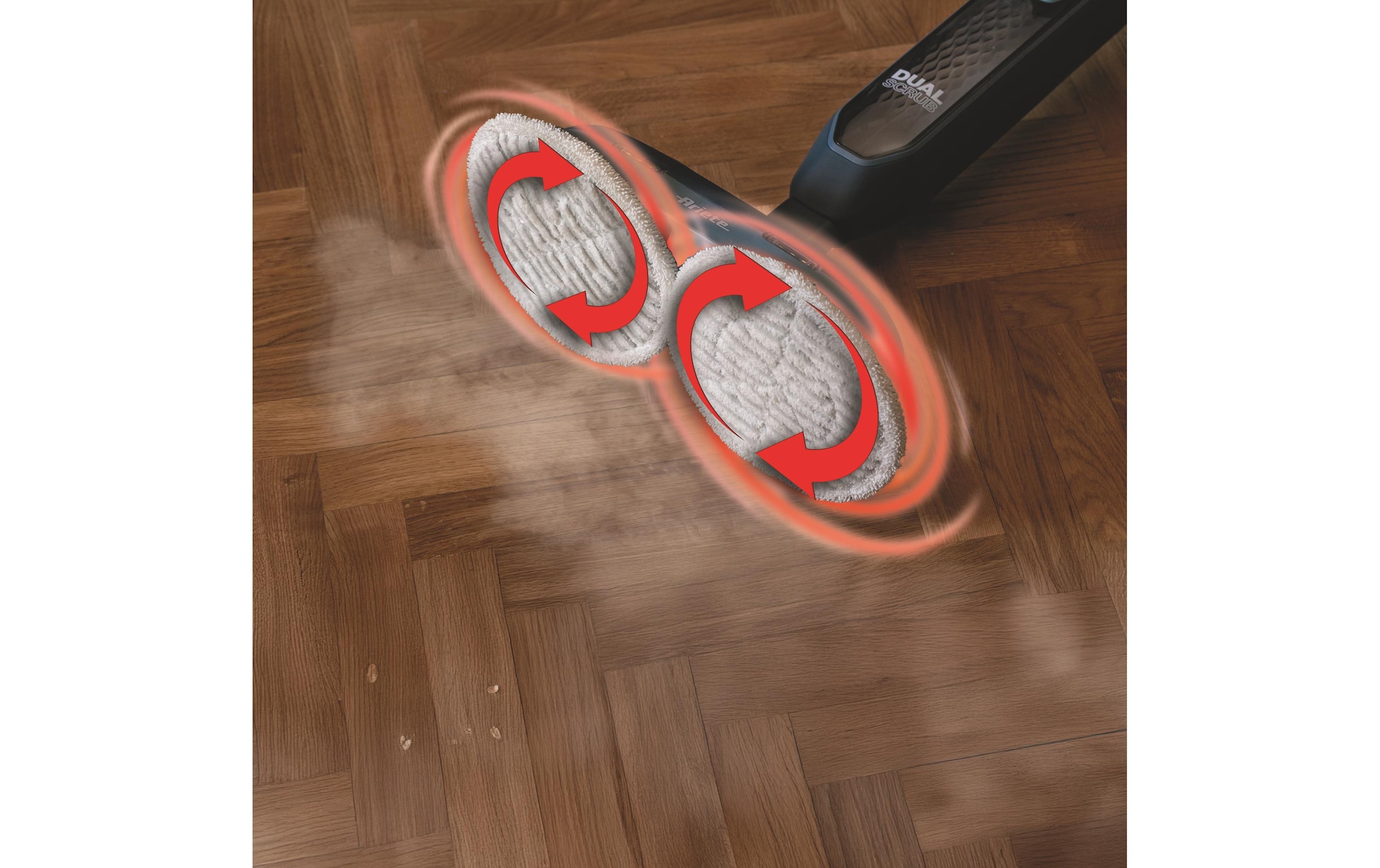 Ariete Nettoyeur à vapeur »ARI-4178-GR mit rotierenden Pads 1200 W 0.4 l«