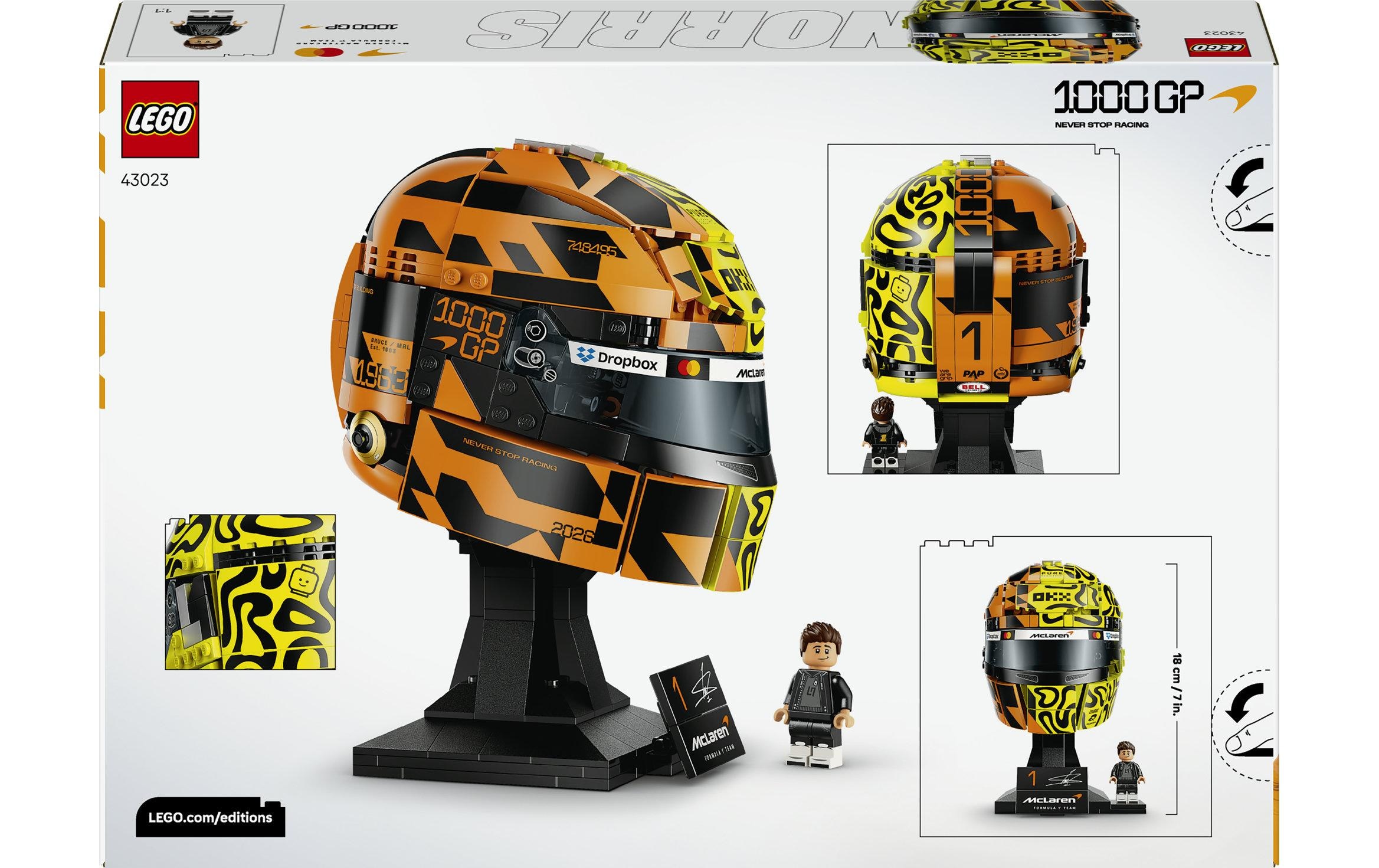 LEGO® Pions de construction »McLaren Mastercard F1® Team Lando Norris’ Helm (43023)« Formulaire LEGO Editions 1
