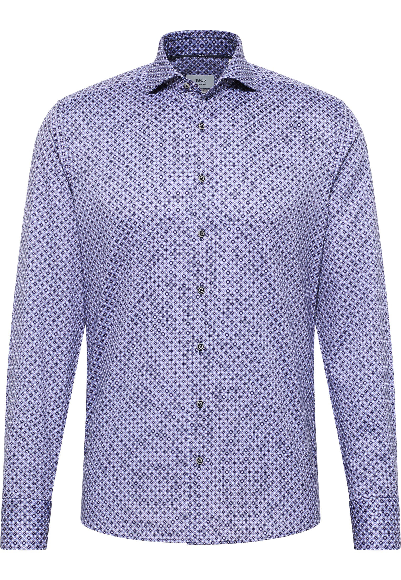 Eterna Langarmhemd »SLIM FIT« EASY IRON (bügelleicht)