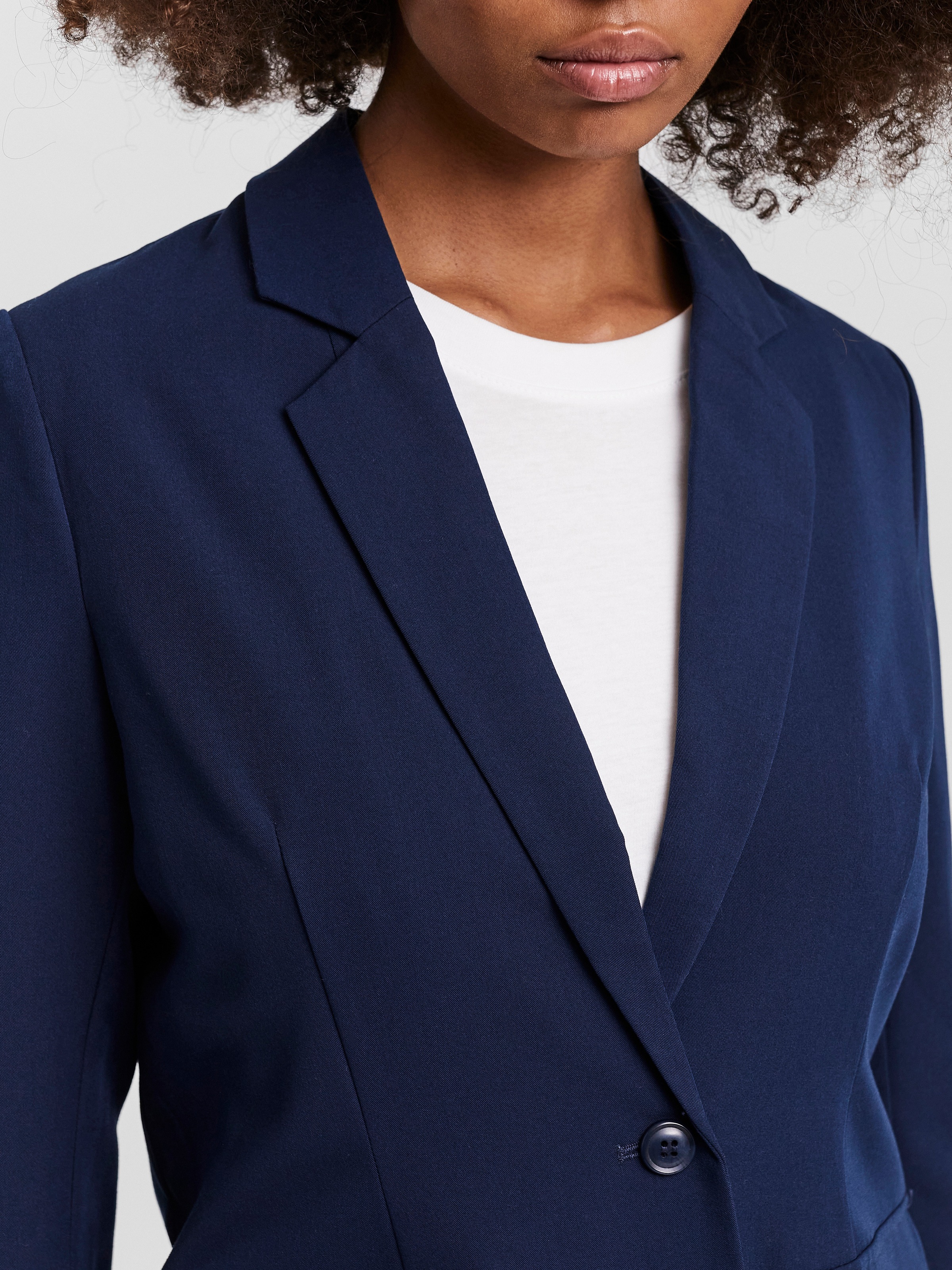 Vero Moda Blazer long »VMZELDA LS LOOSE BLAZER NOOS« lässige Form, 1-Knopf Verschluss
