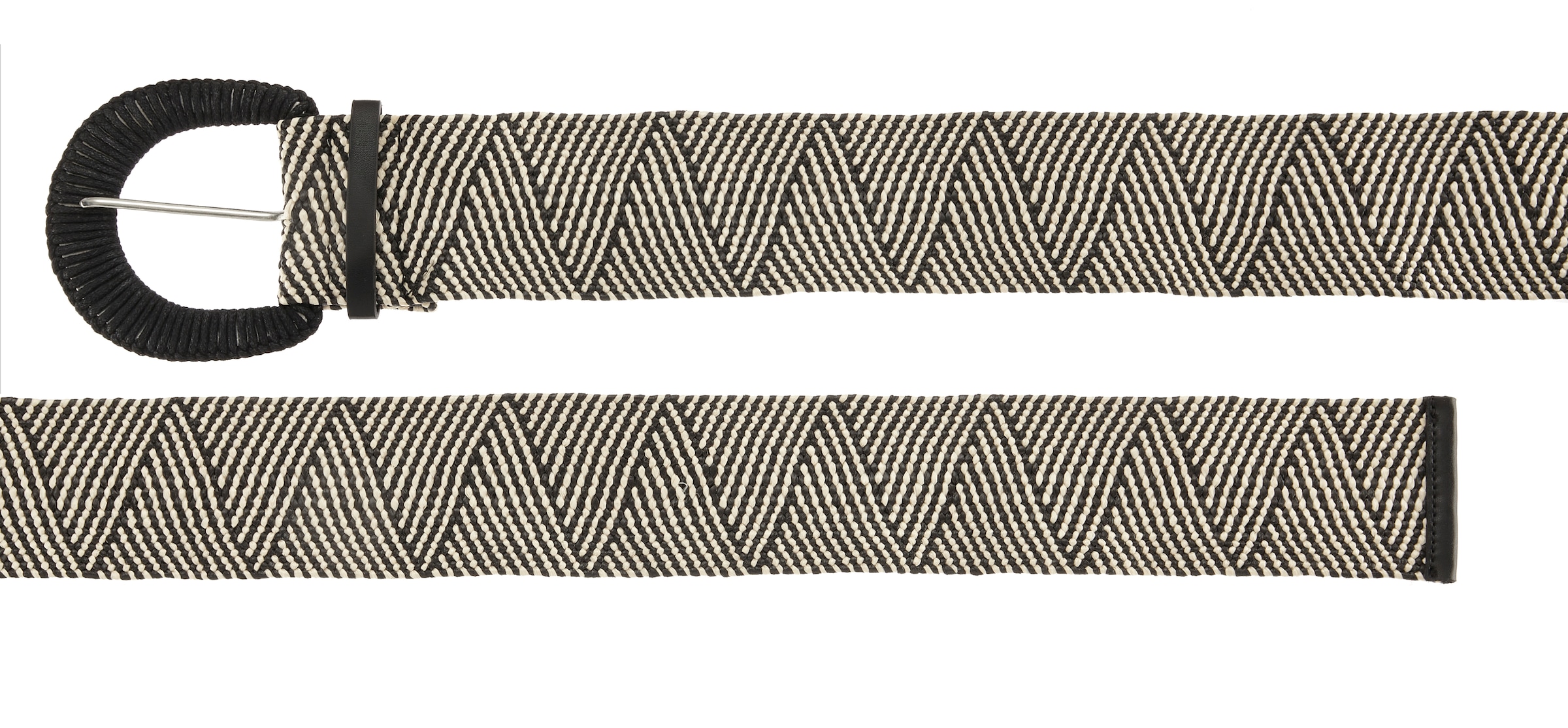 LASCANA Ceinture de taille »Stretchgürtel, Schmuckgürtel, Gürtel für Kleid & Overall, Bauchgürtel« NEU moderne Bast-Optik, mit Shaping-Effekt dank elastischem Material