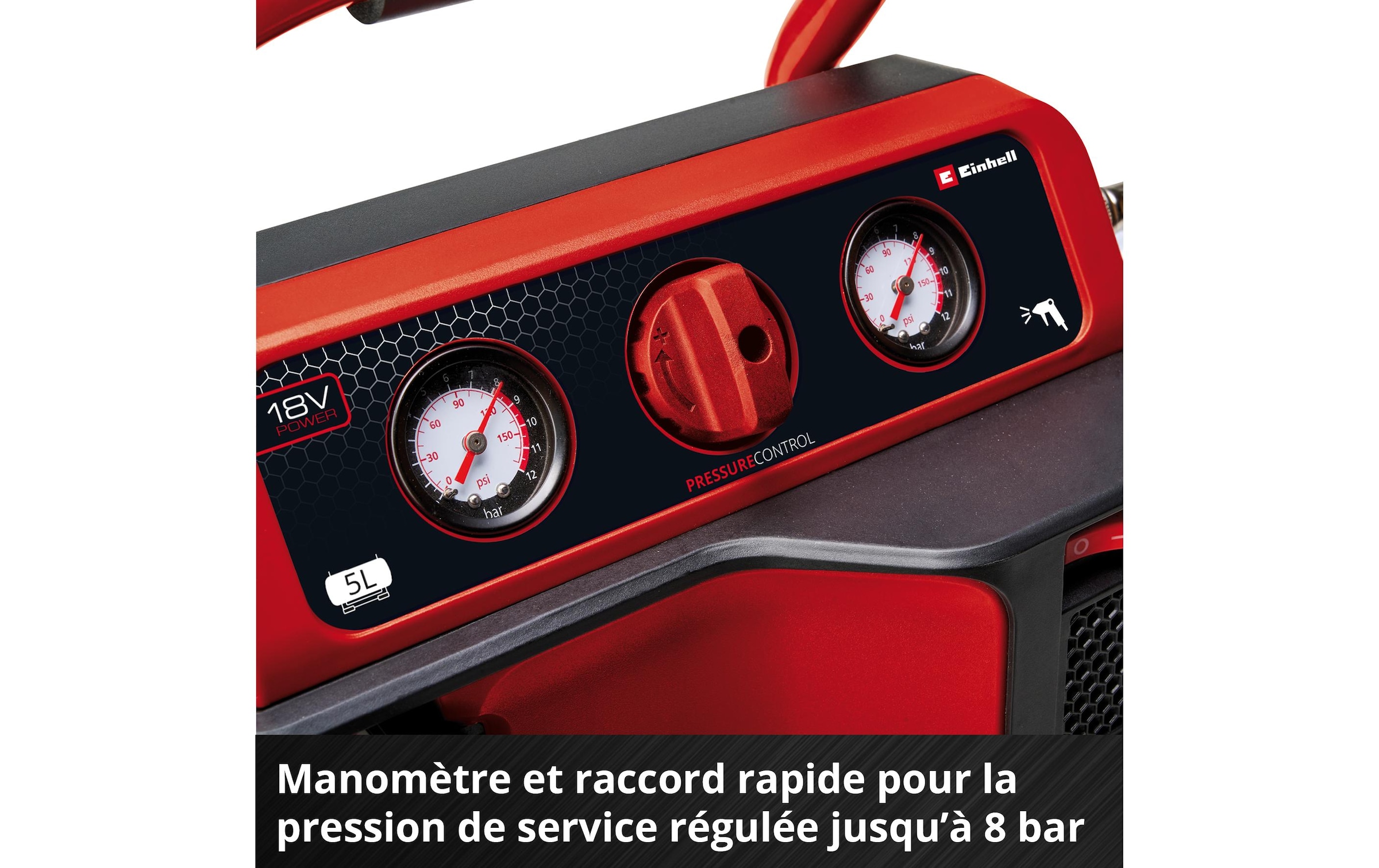 Einhell Akku-Handkompressor »TE-AC 18/75 Li Set EX CH«