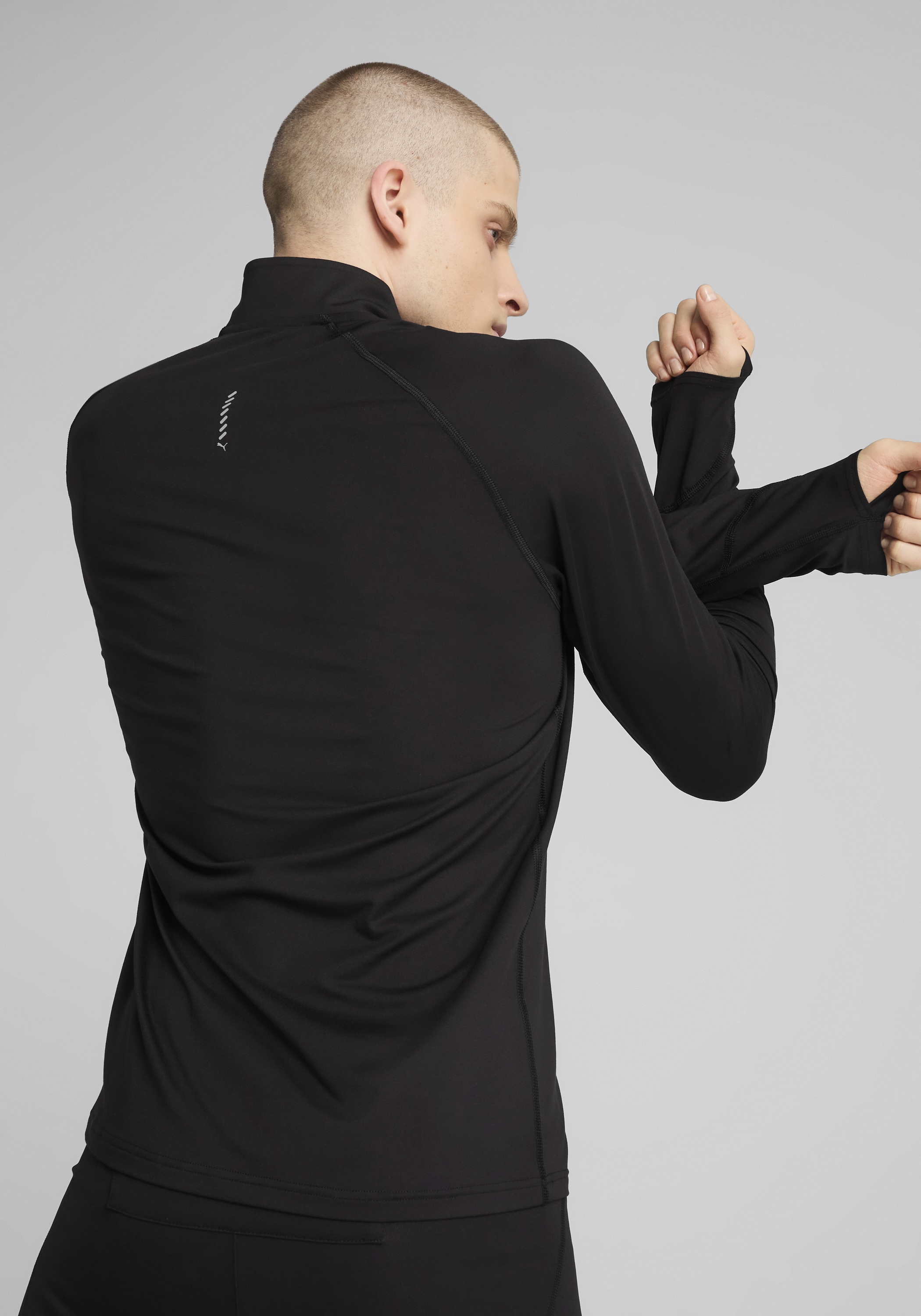 PUMA Laufshirt »M RUN VELOCITY CLOUDSPUN 14 ZIP« Regular Fit, mit 1/4 Reissverschluss, mit DryCELL-Technologie