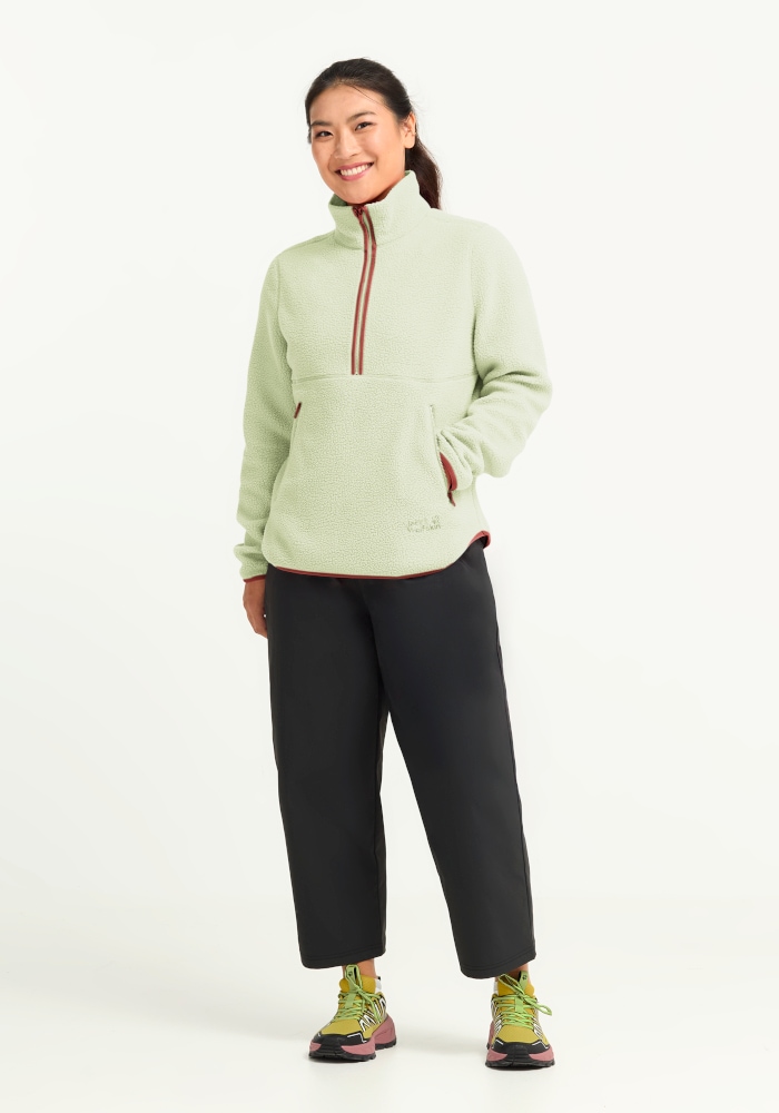 Jack Wolfskin Pull en polaire »LITE CURL HZ W«, à col montant, en polyester
