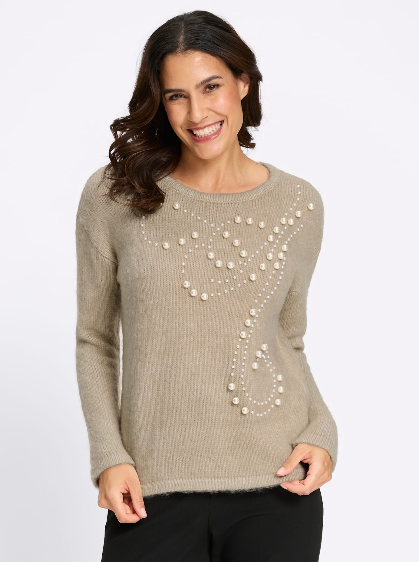 Lady Rundhalspullover »Rundhals-Pullover«