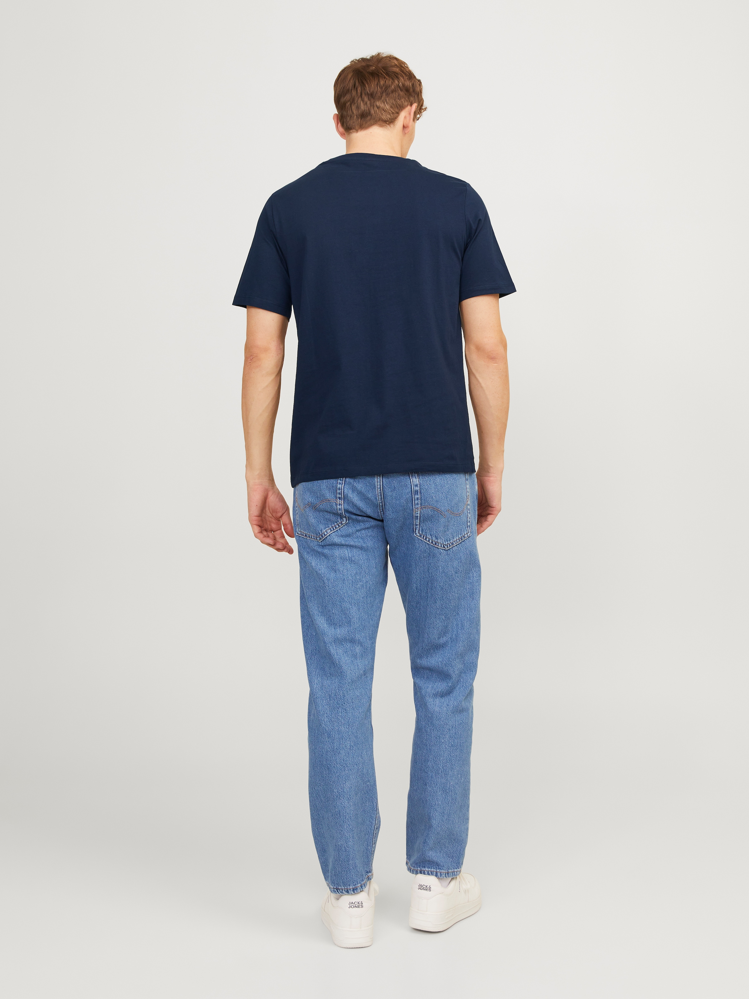 Jack & Jones T-Shirt »JJEORGANIC BASIC TEE SS O-NE 5PK MP NOOS« Packung, 5er-Pack, 5 Stk.