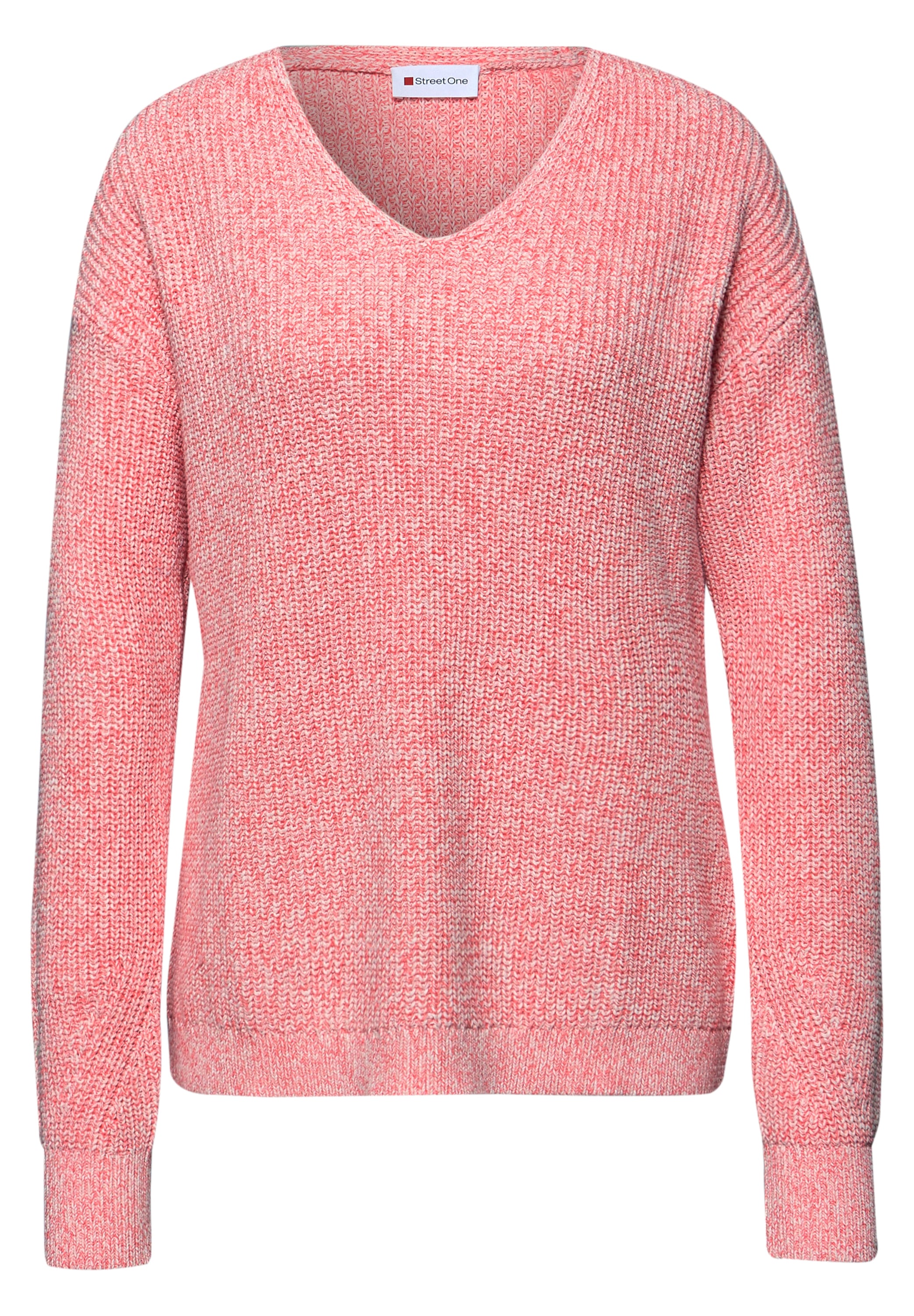 STREET ONE Pull en tricot mit V-Ausschnitt