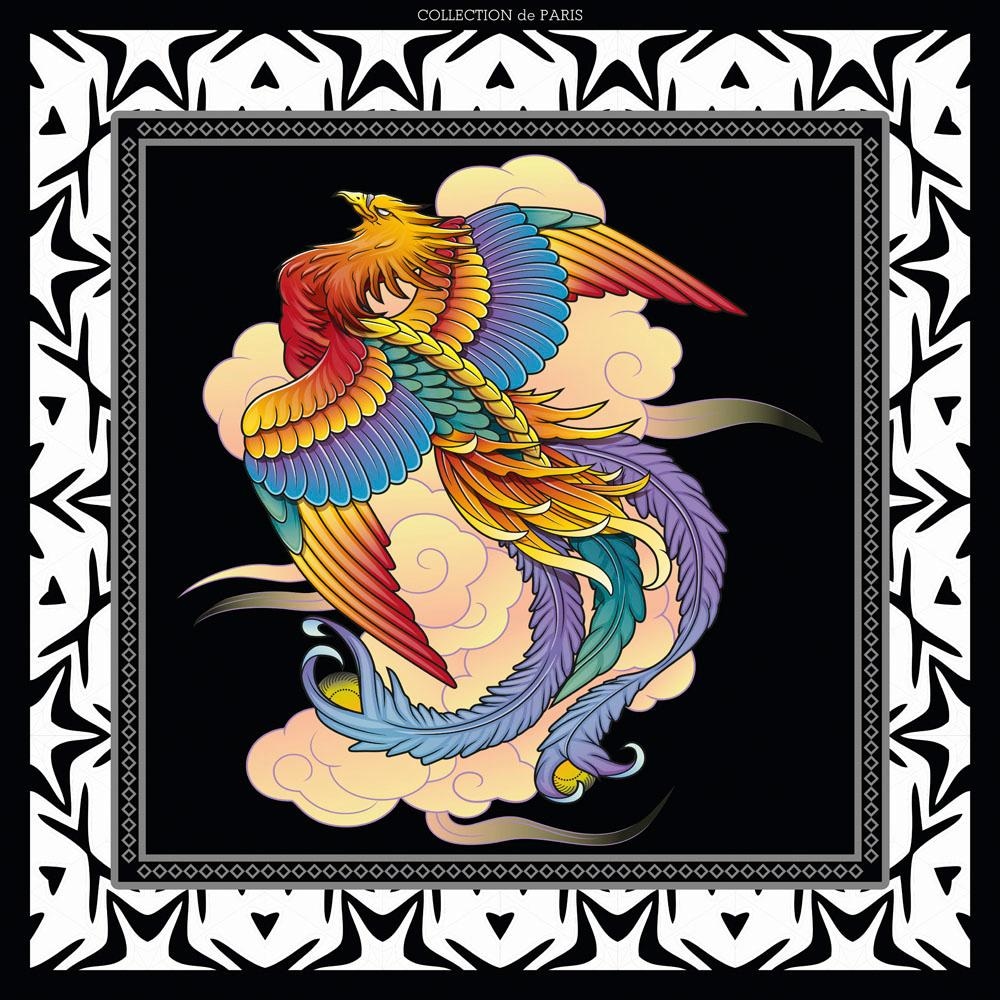 queence Dekokissen »»Bunter Phoenix«,« Kissenhülle ohne Füllung, 1 Stück