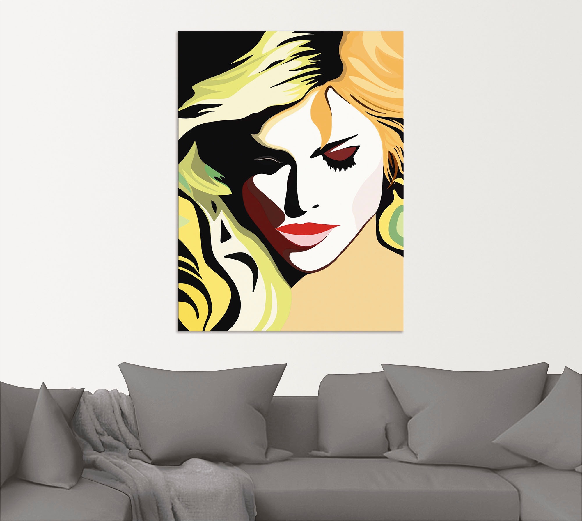 Artland Wandbild »Schöne Frau« Frau 1 Stk. tlg. als Alubild, Leinwandbild in verschied. Grössen