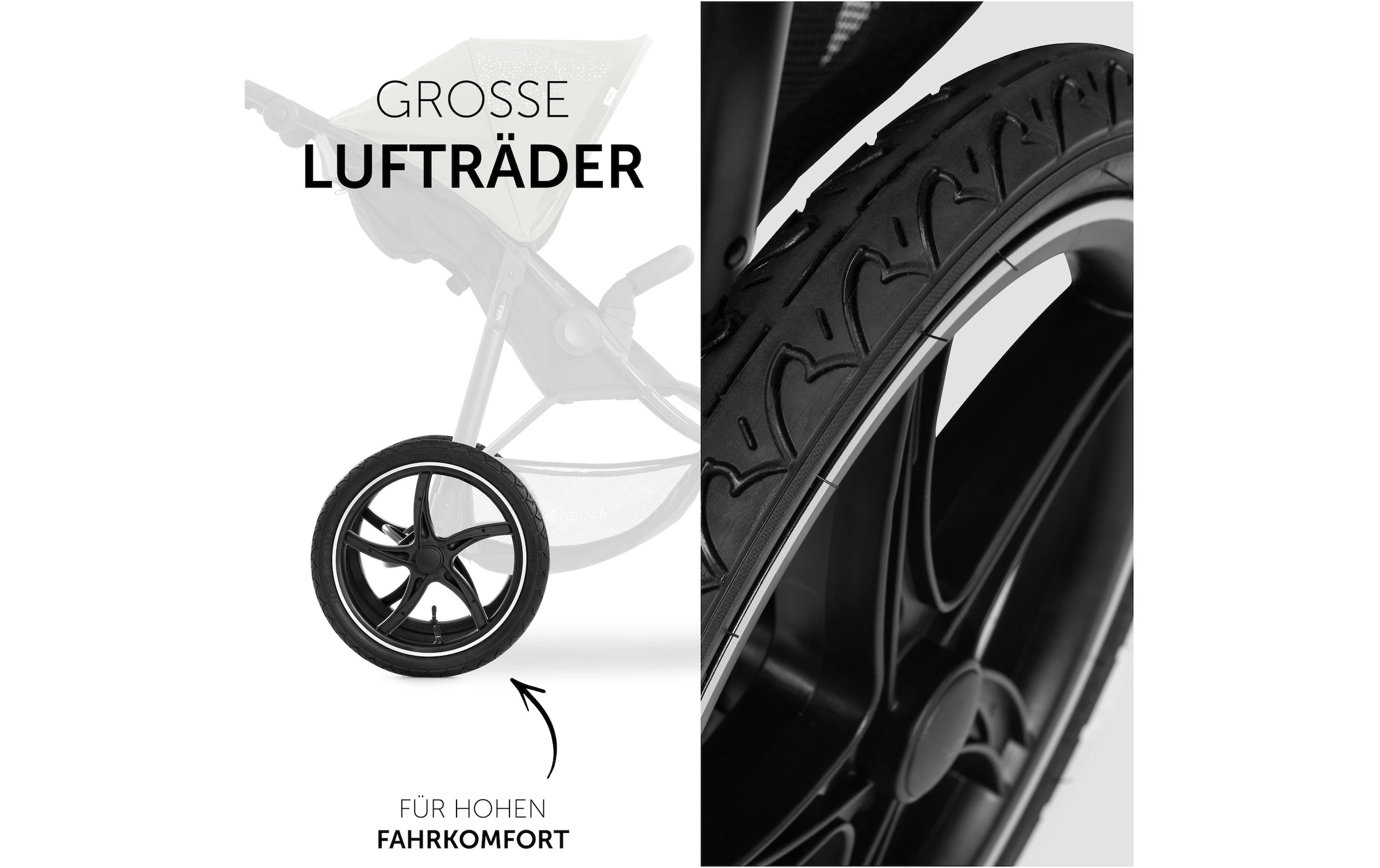 Hauck Poussette pour enfants »Runner 2 Mickey Mouse« 25 kilos