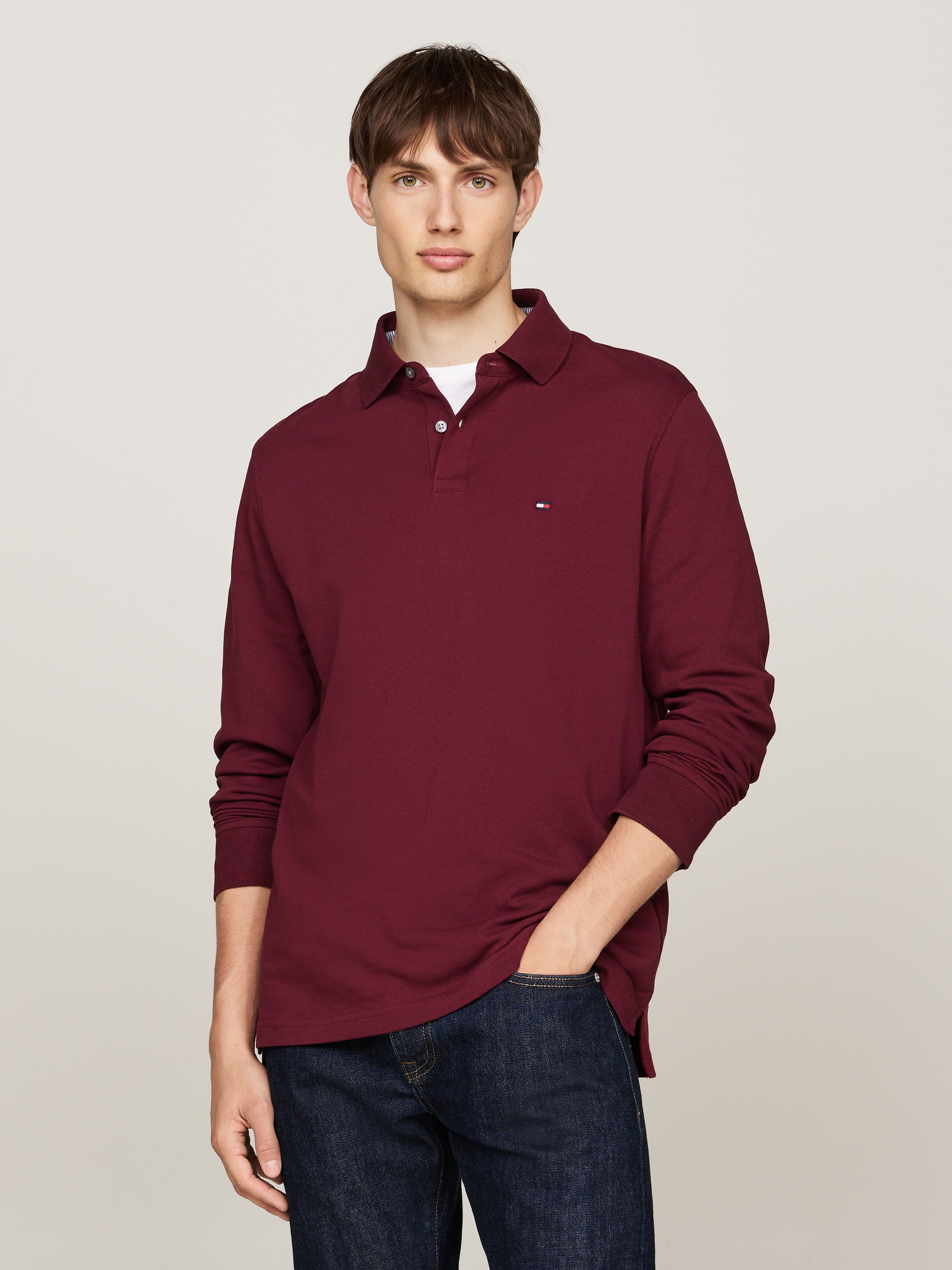 Tommy Hilfiger Langarm-Poloshirt »1985 REGULAR LS POLO«