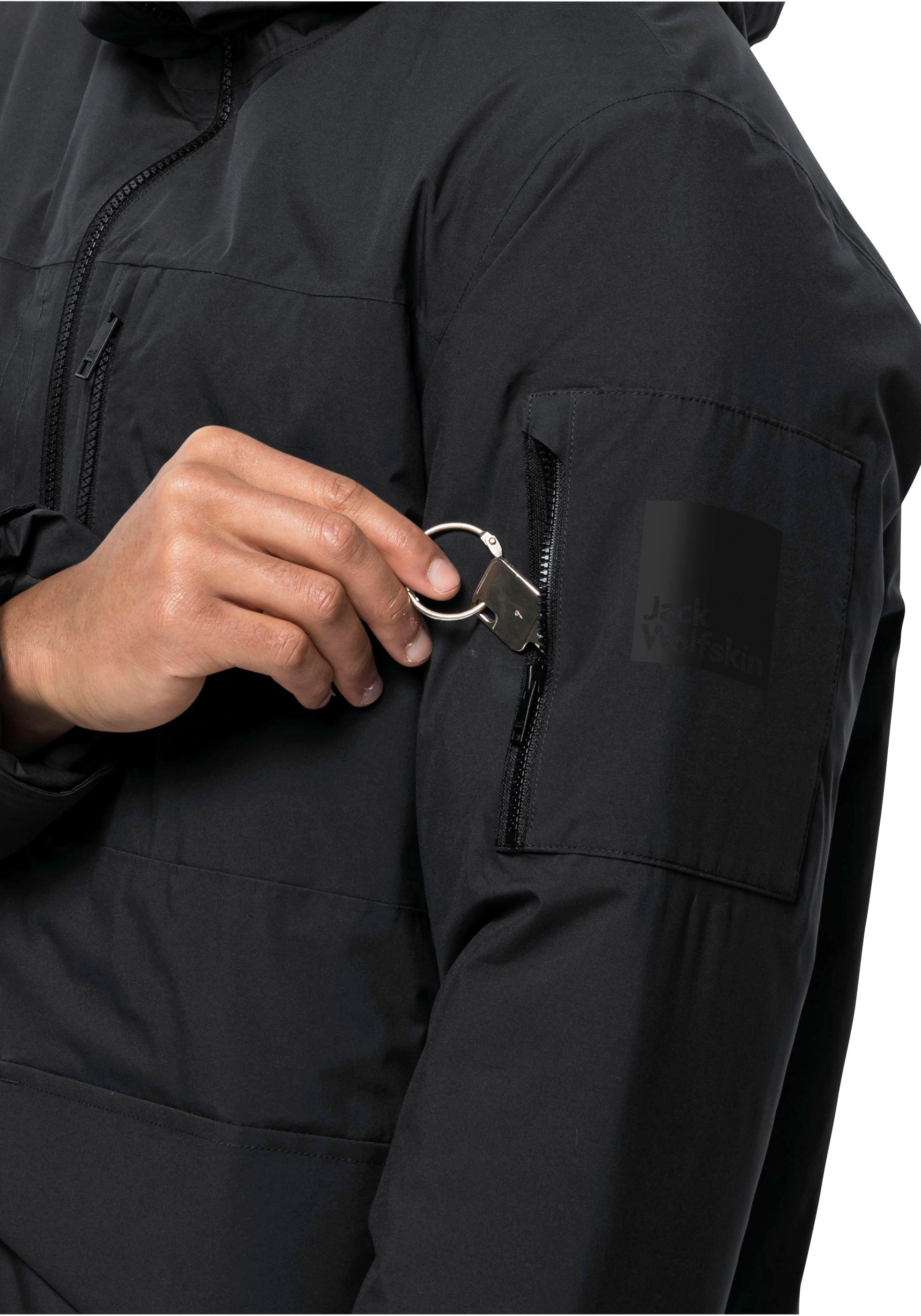 Jack Wolfskin Funktionsparka »KOENIGSBAU« mit Kapuze Wärmend, winddicht, Übergangsjacke