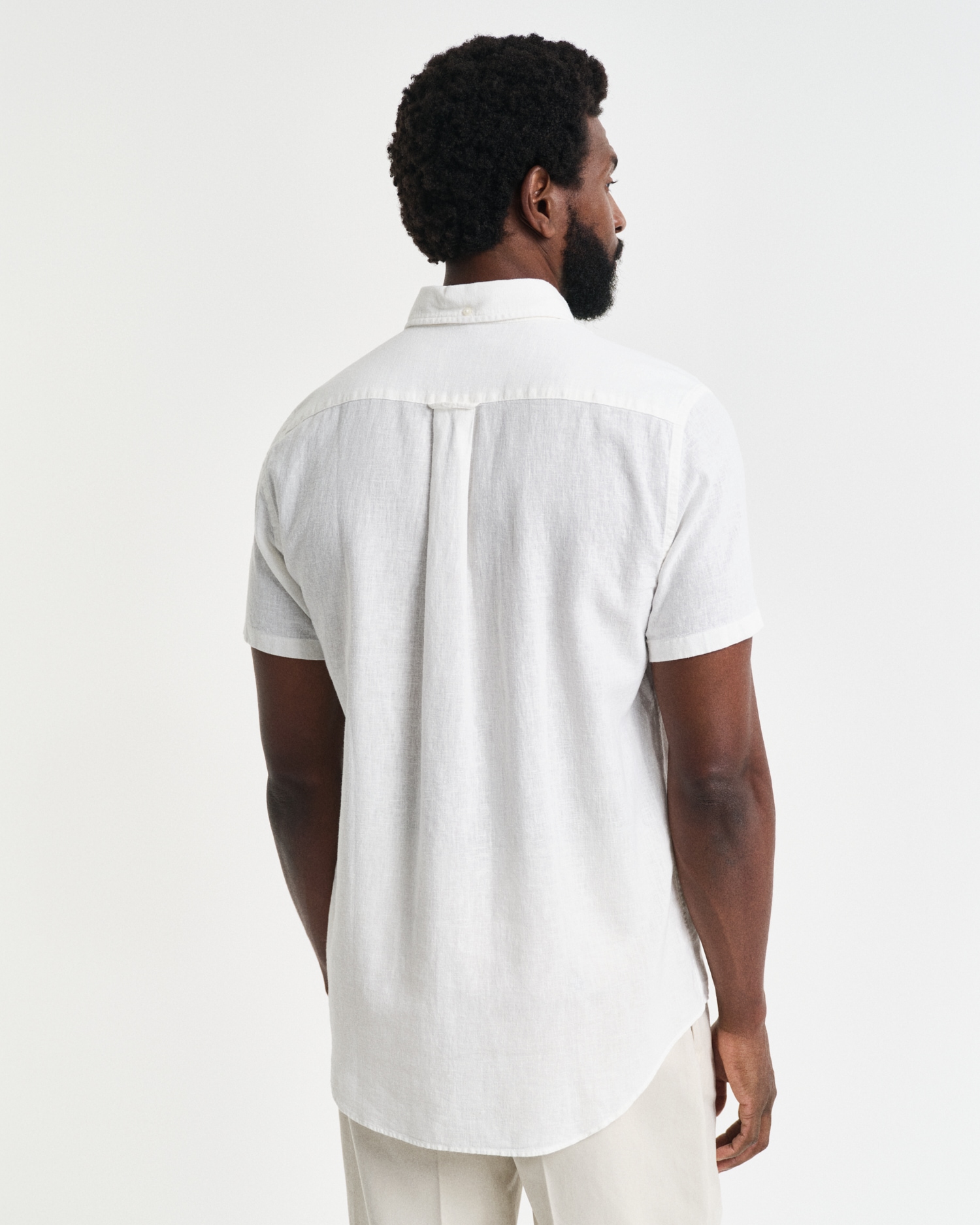 Gant Chemise à manches courtes »REG COTTON LINEN SS SHIRT«