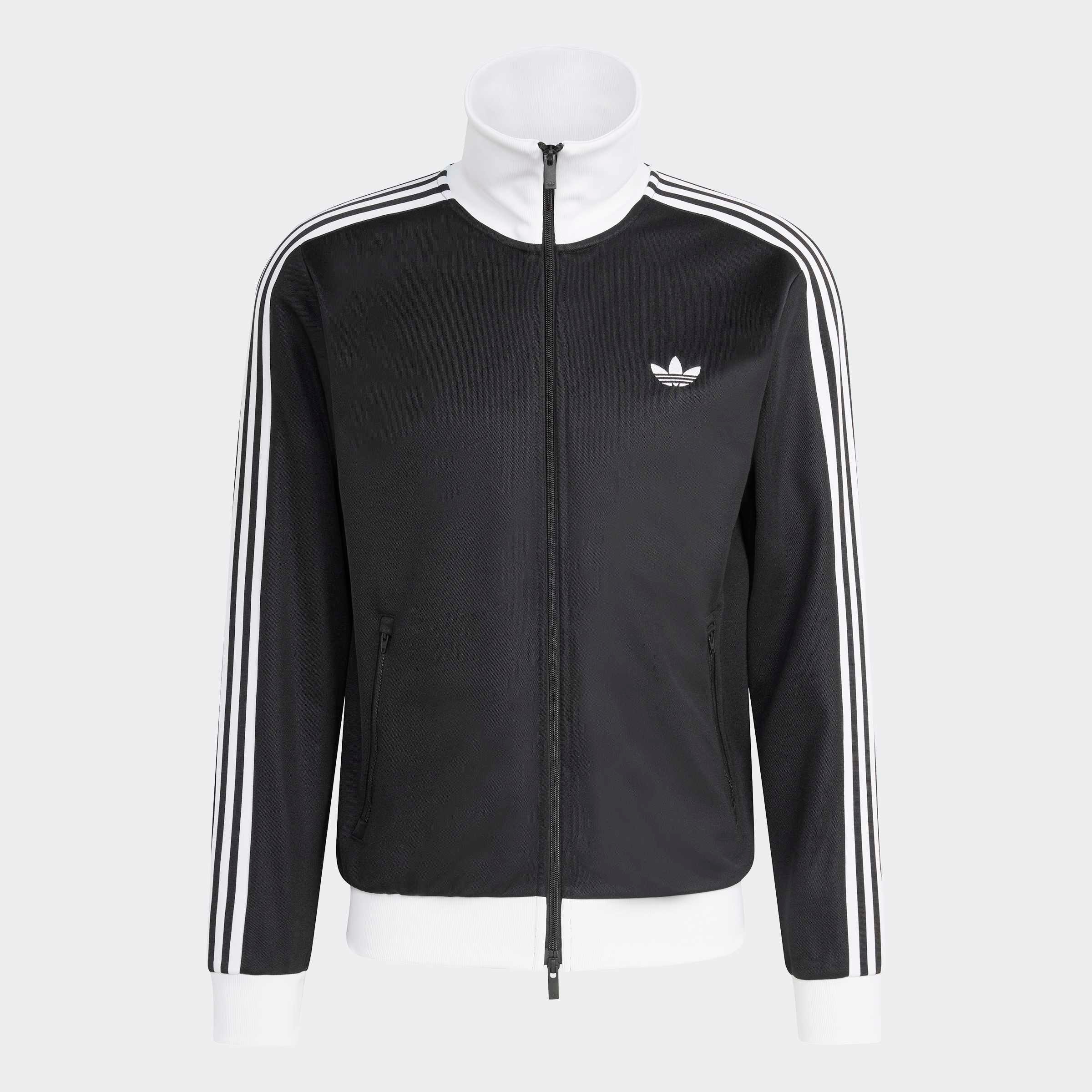 adidas Originals Trainingsjacke »BECKENBAUER TT« mit Rundhalsausschnitt, aus Baumwolle und Polyester, in normaler Länge