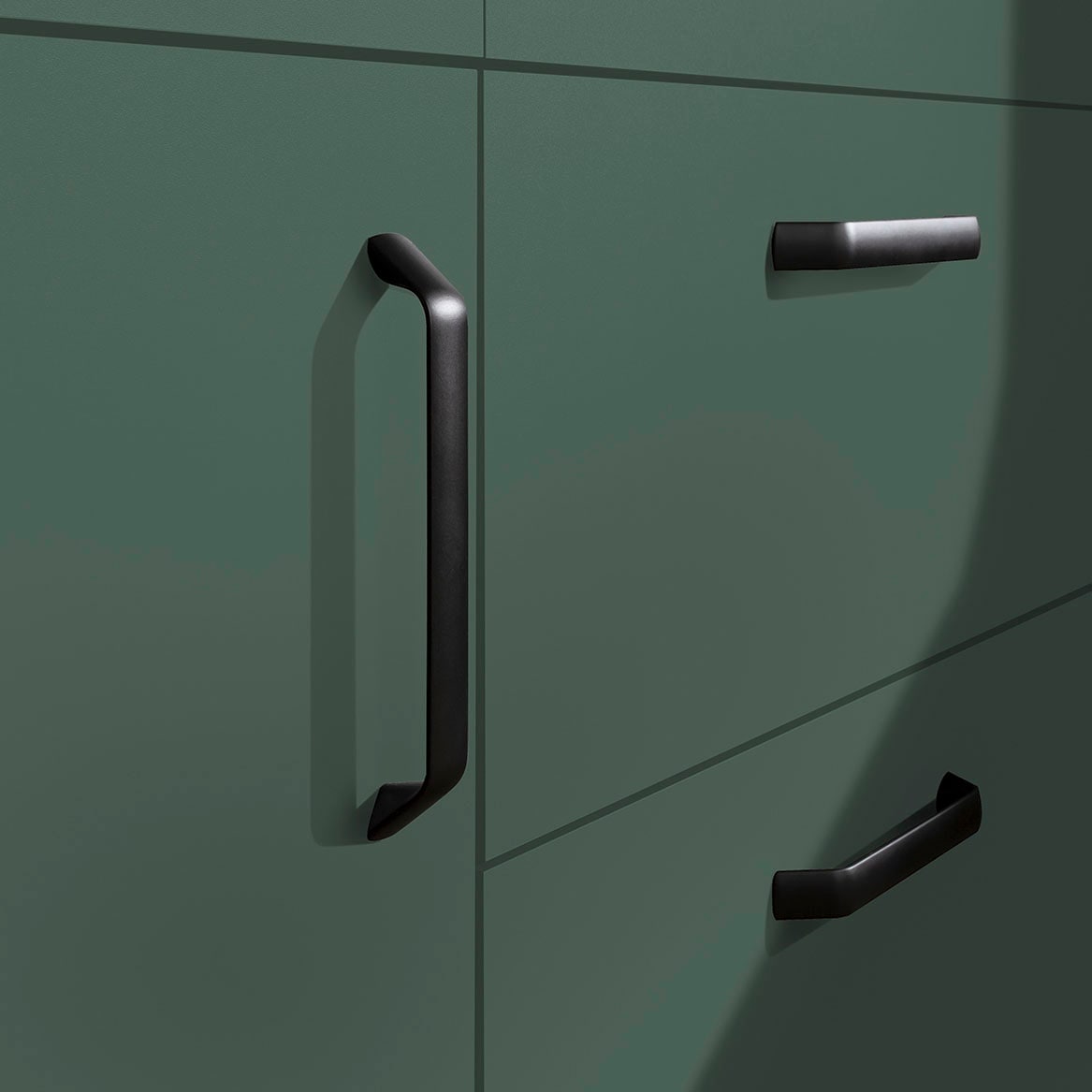 wiho Küchen Küchenzeile »"Simi", mit verstellbaren Füssen, Breite 280 cm,« wahlweise mit E-Geräten, Soft-Close-Funktion in Schubkästen & Auszügen