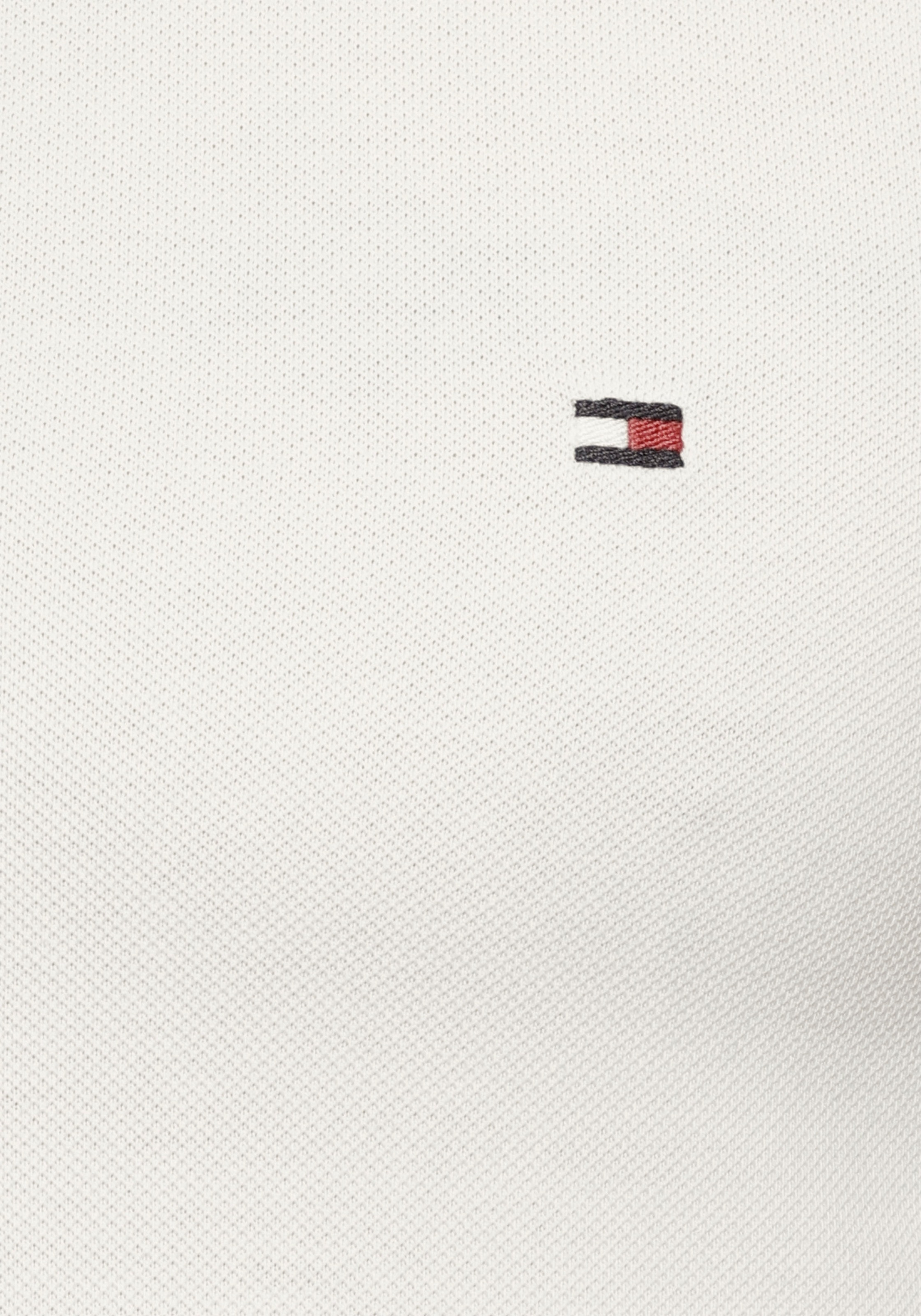 Tommy Hilfiger Polo »1985 SLIM POLO mit Stickerei und Piqué-Qualität« unifarben, casual, slim fit, Baumwollmix, Polokragen