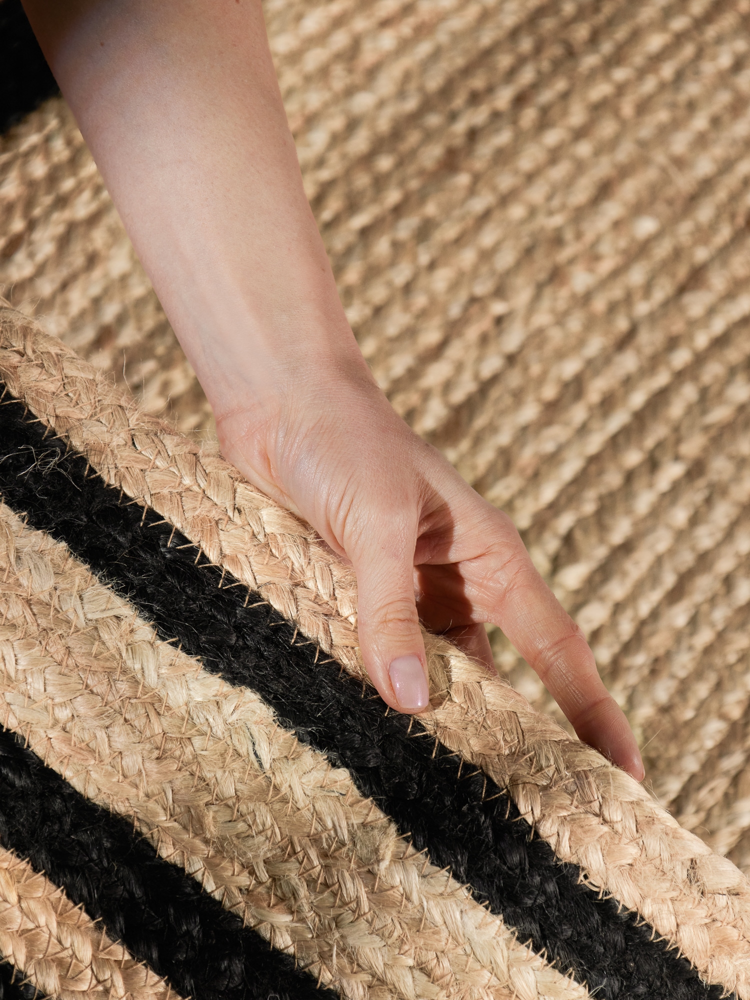 HANSE Home Teppich »Jutta Juteteppich« rechteckig 7 mm Höhe Handgewebt, Jute Naturteppich, Boho, Wohnzimmer, Schlafzimmer